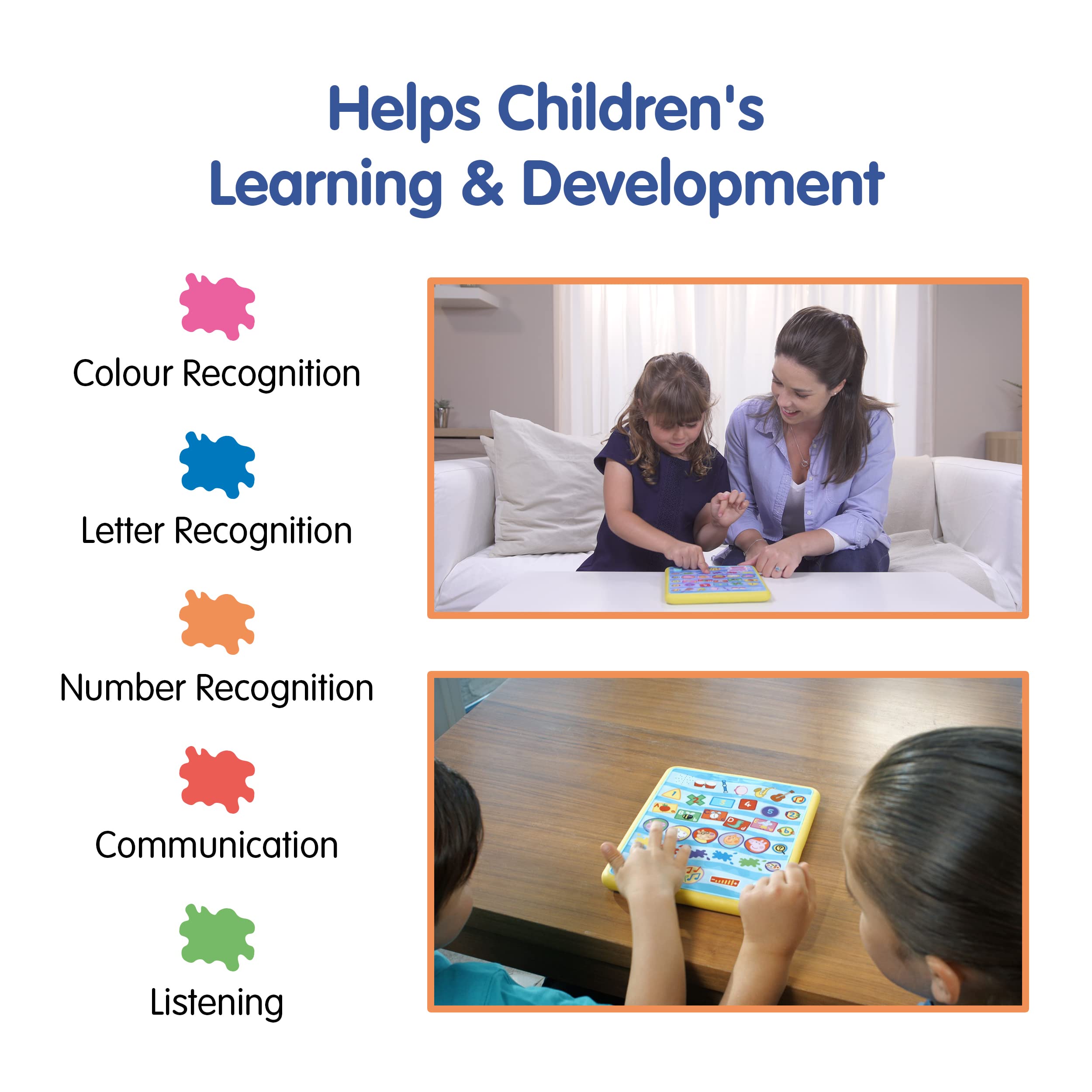 Peppa Pig Peppa's Smart Tablet - Interactive Learning for Ages 2+ 2
