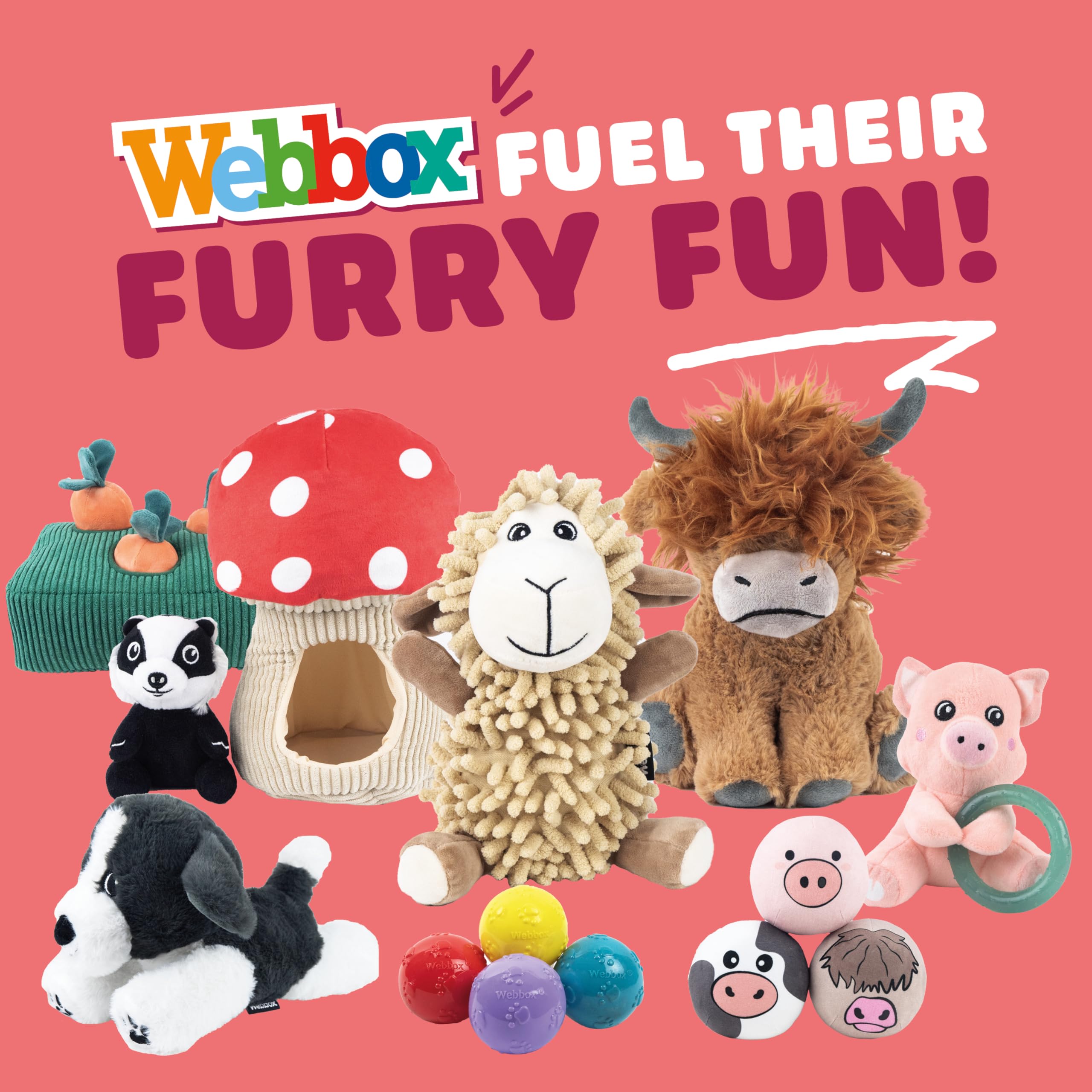 Webbox Layla the Cuddle Lamb Soft Plush Toy for Puppy Anxiety Relief | 110g 6