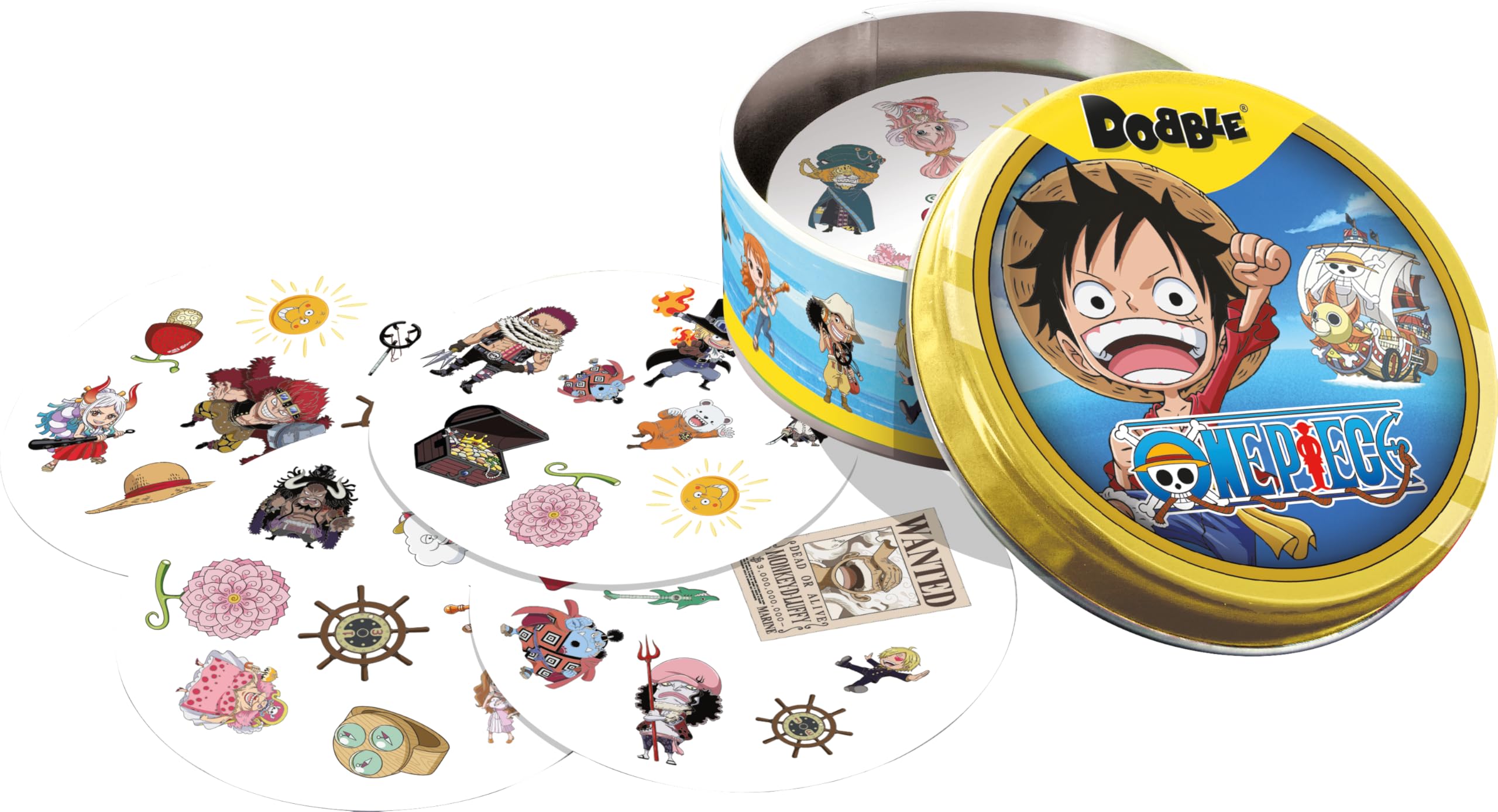 Asmodee Dobble One Piece - Fast-Paced Reaction Card Game | Ages 6+ | Unisex Adult 2