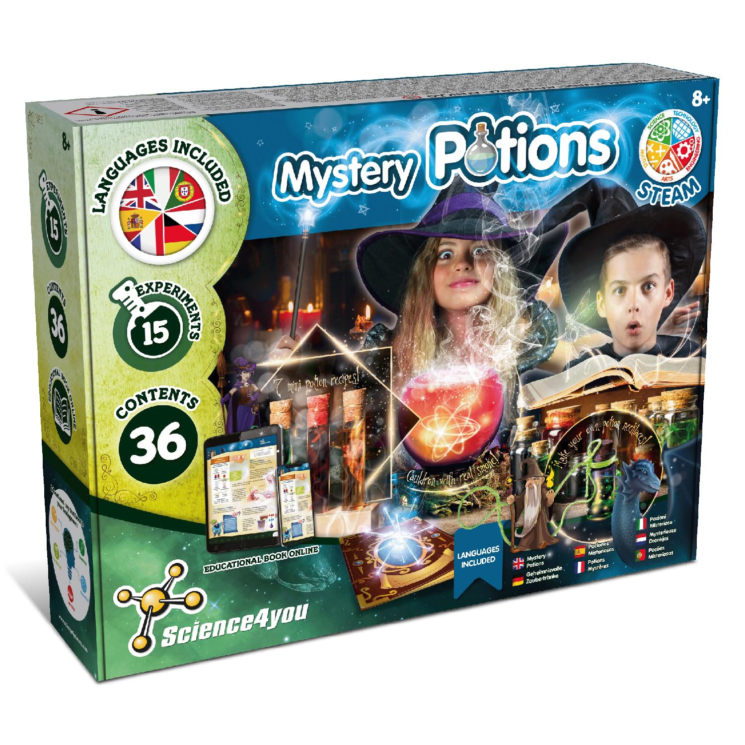 Science4you Magic Potions - Potion Making Kit for Kids 7+ Years