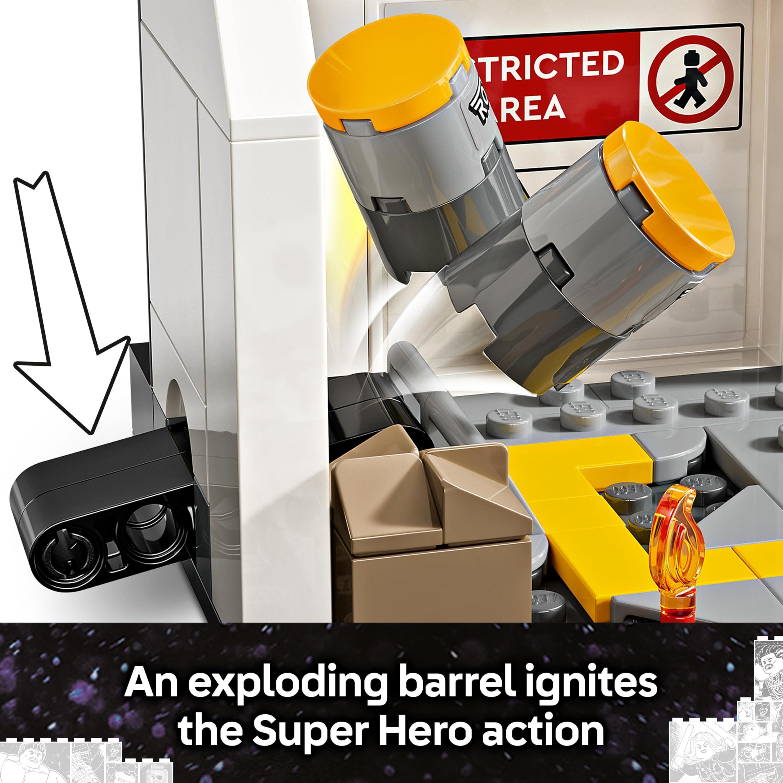 LEGO Marvel Captain America: Civil War Action Battle - Super Heroes Building Playset for Ages 10+ 4