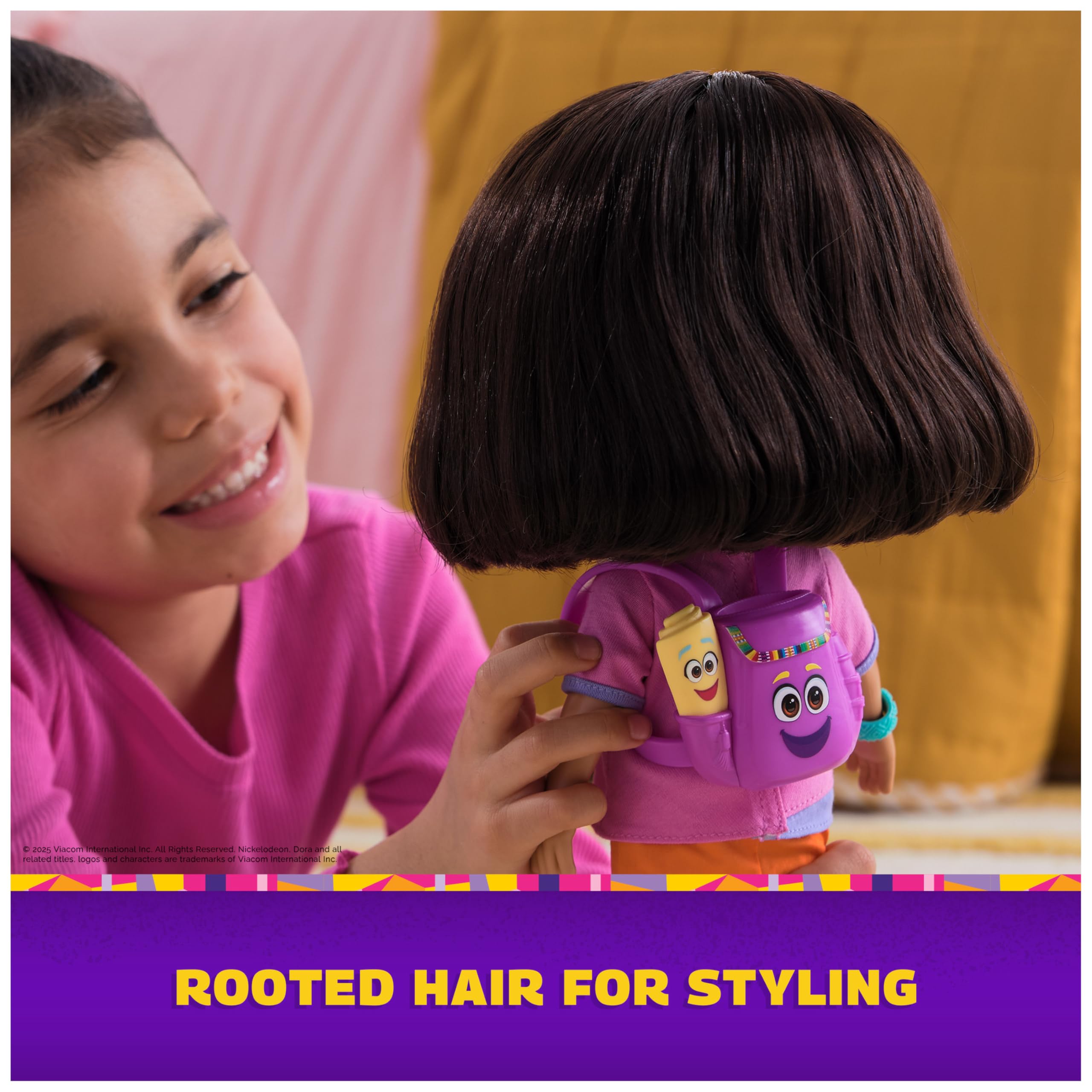 Sing & Explore Dora Doll - Interactive Musical Doll with Bilingual Phrases & Accessories 4
