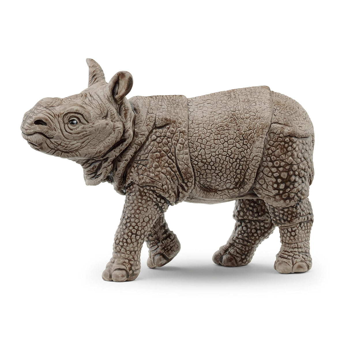 Schleich Indian Rhinoceros Baby Figurine - Wild Life, Model 14860