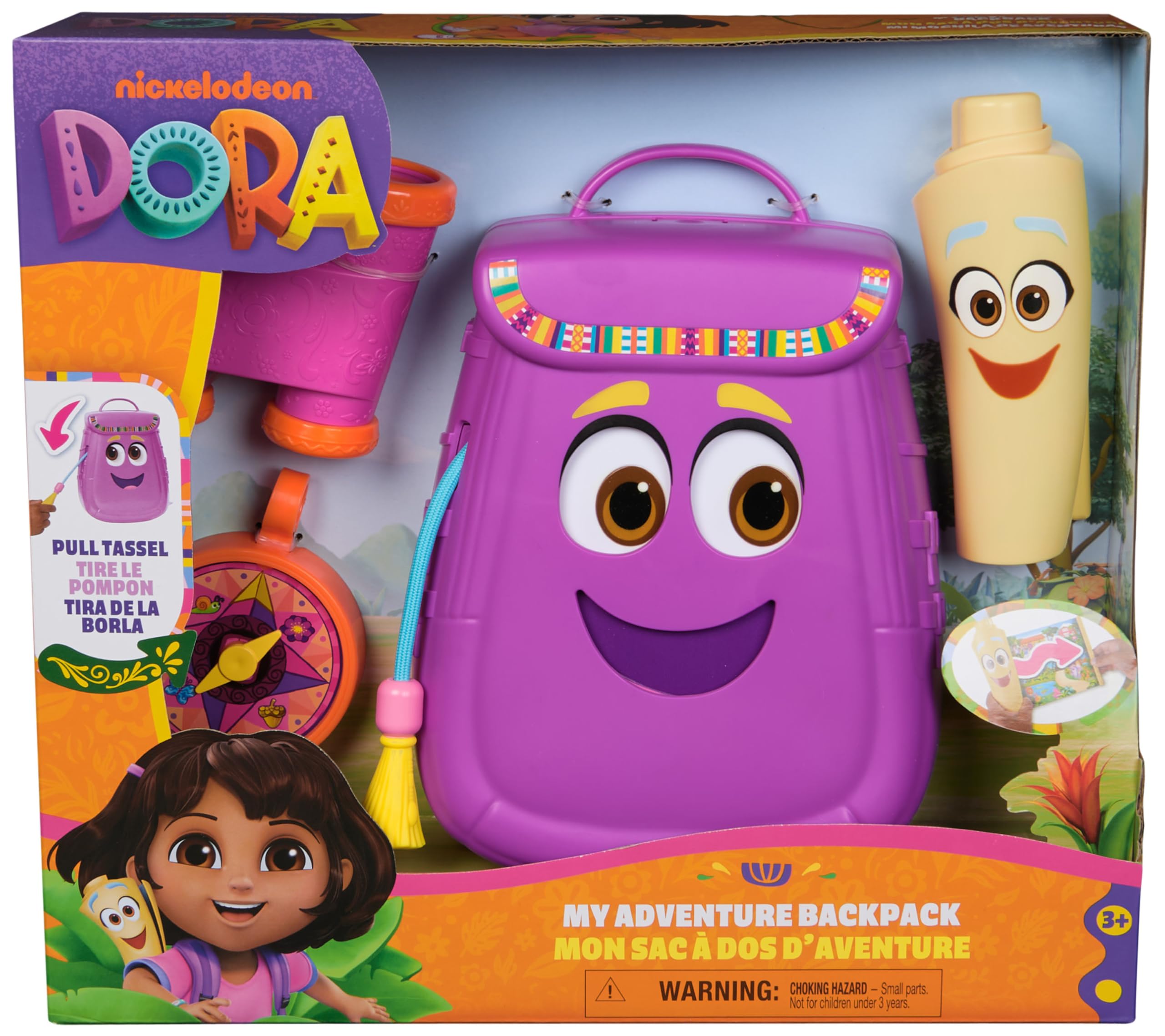 Dora My Adventure Backpack with Explorer Accessories - Retractable Map & Moving Features 8