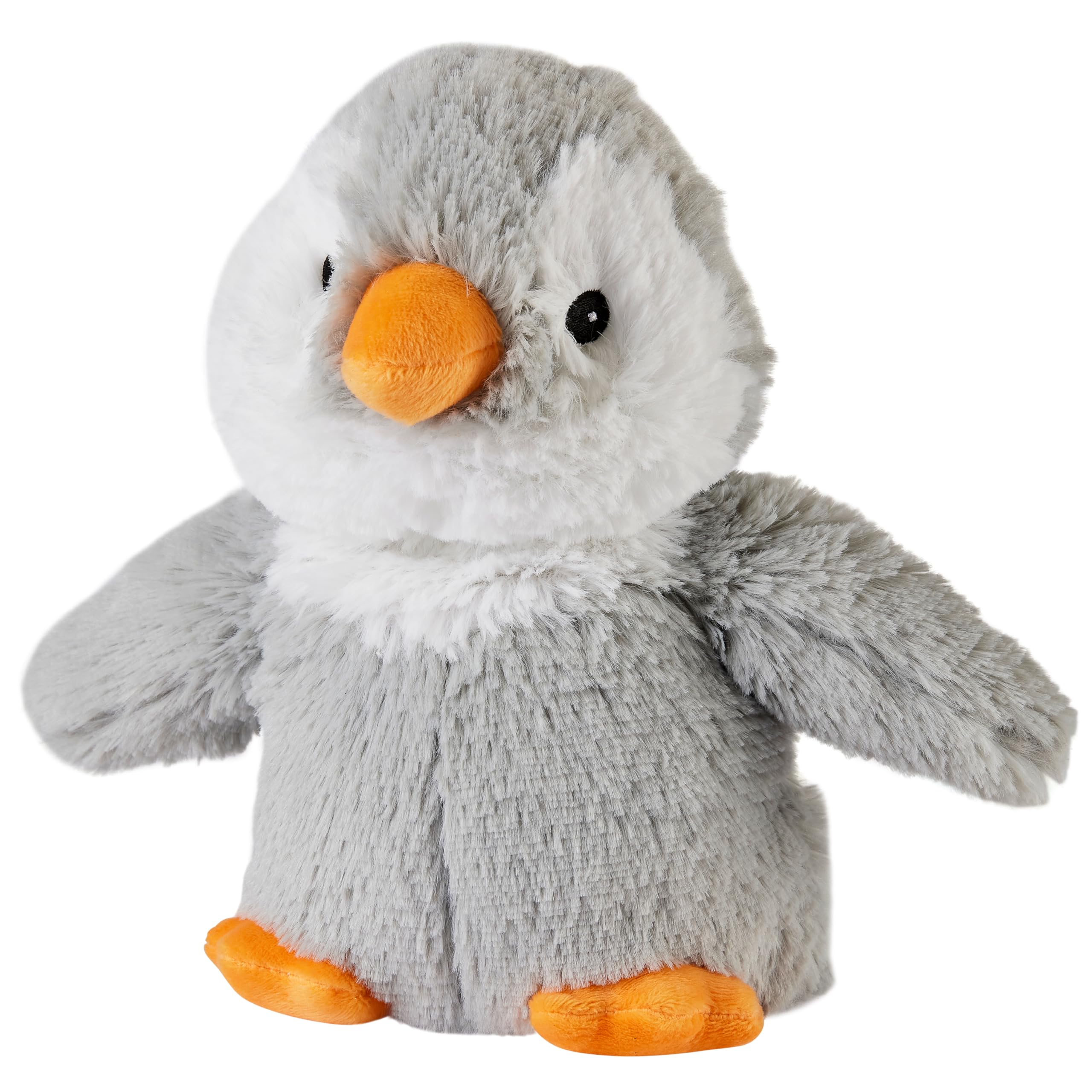 Warmies - 13" Grey Penguin Microwaveable Plush Toy with French Lavender Scent 11