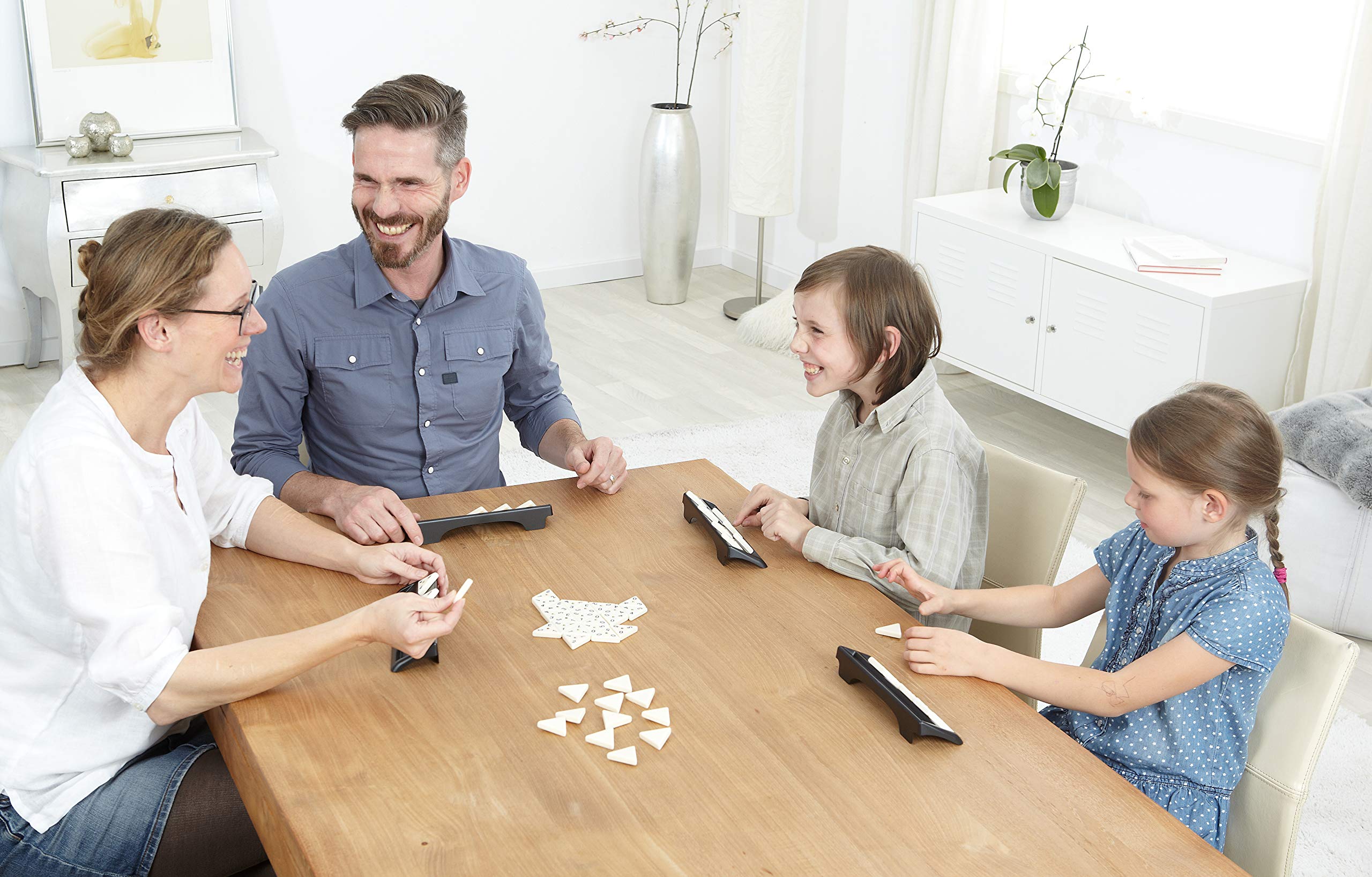 Goliath Triominos Deluxe Game - Triangular Dominoes for 2-4 Players, Ages 6+ | Special Edition 7