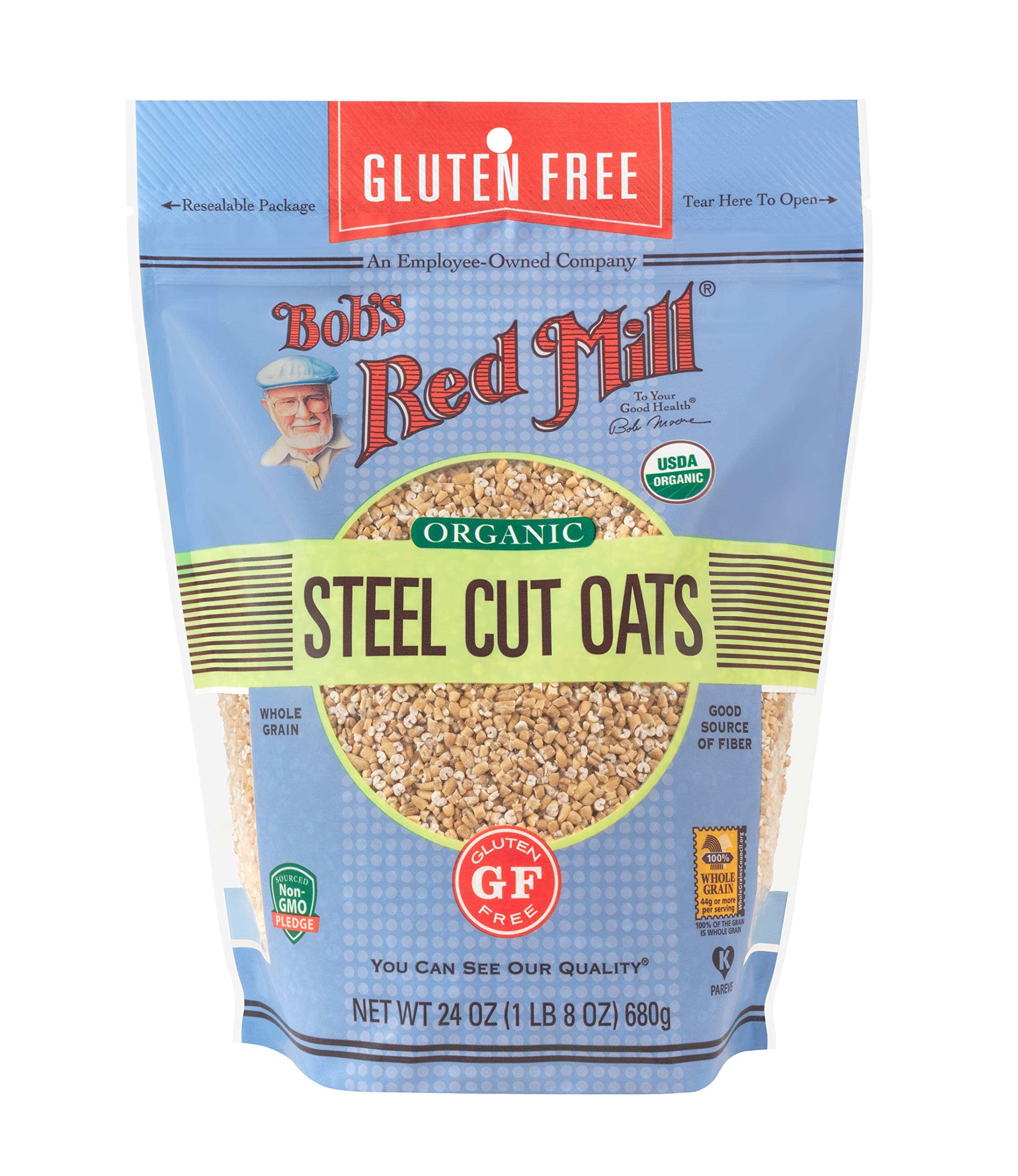 Bob's Red Mill - Gluten Free Organic Steel Cut Oats 680g