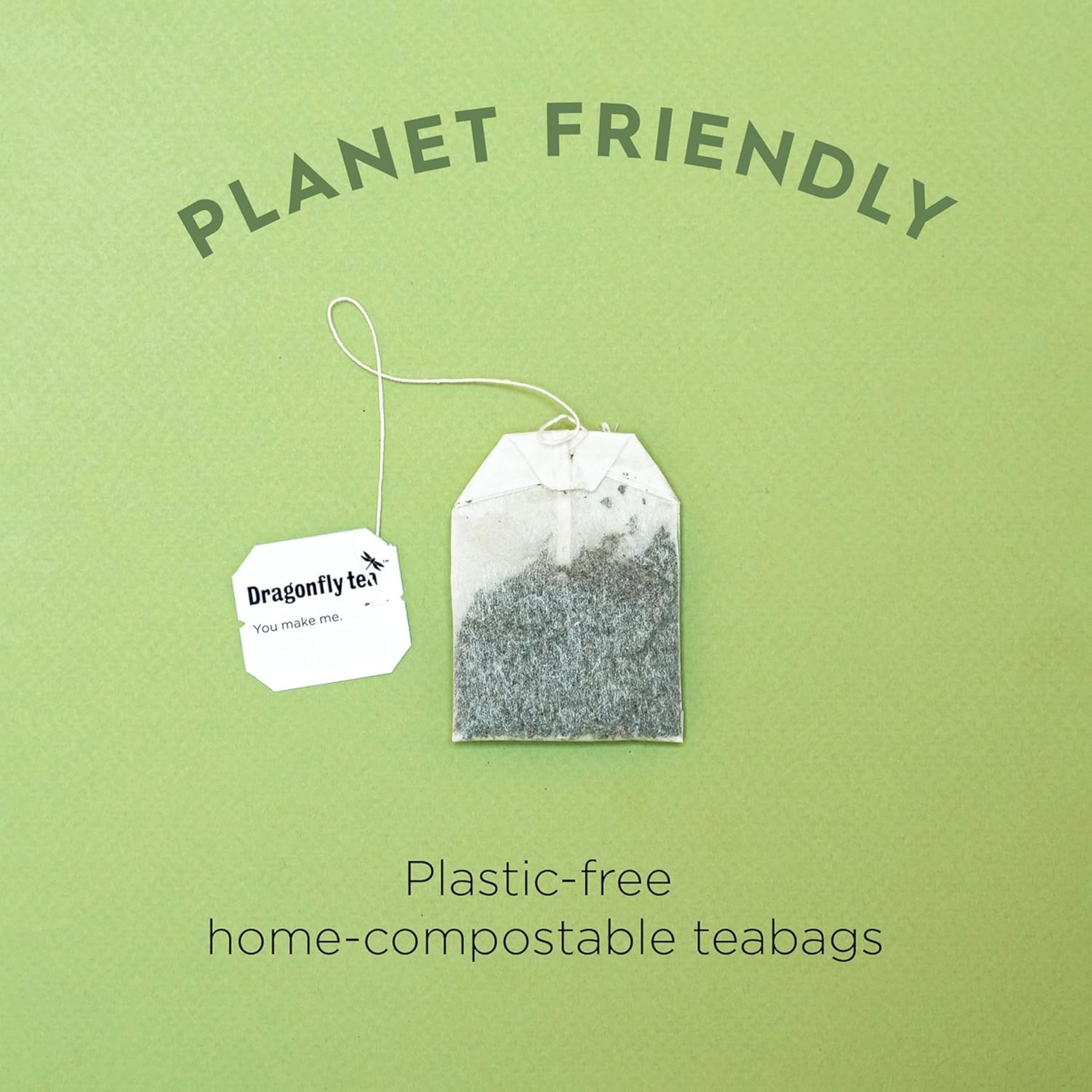 DRAGONFLY Moonlight Jasmine Organic Scented Green Tea, 20 Teabags (Pack of 4) 6