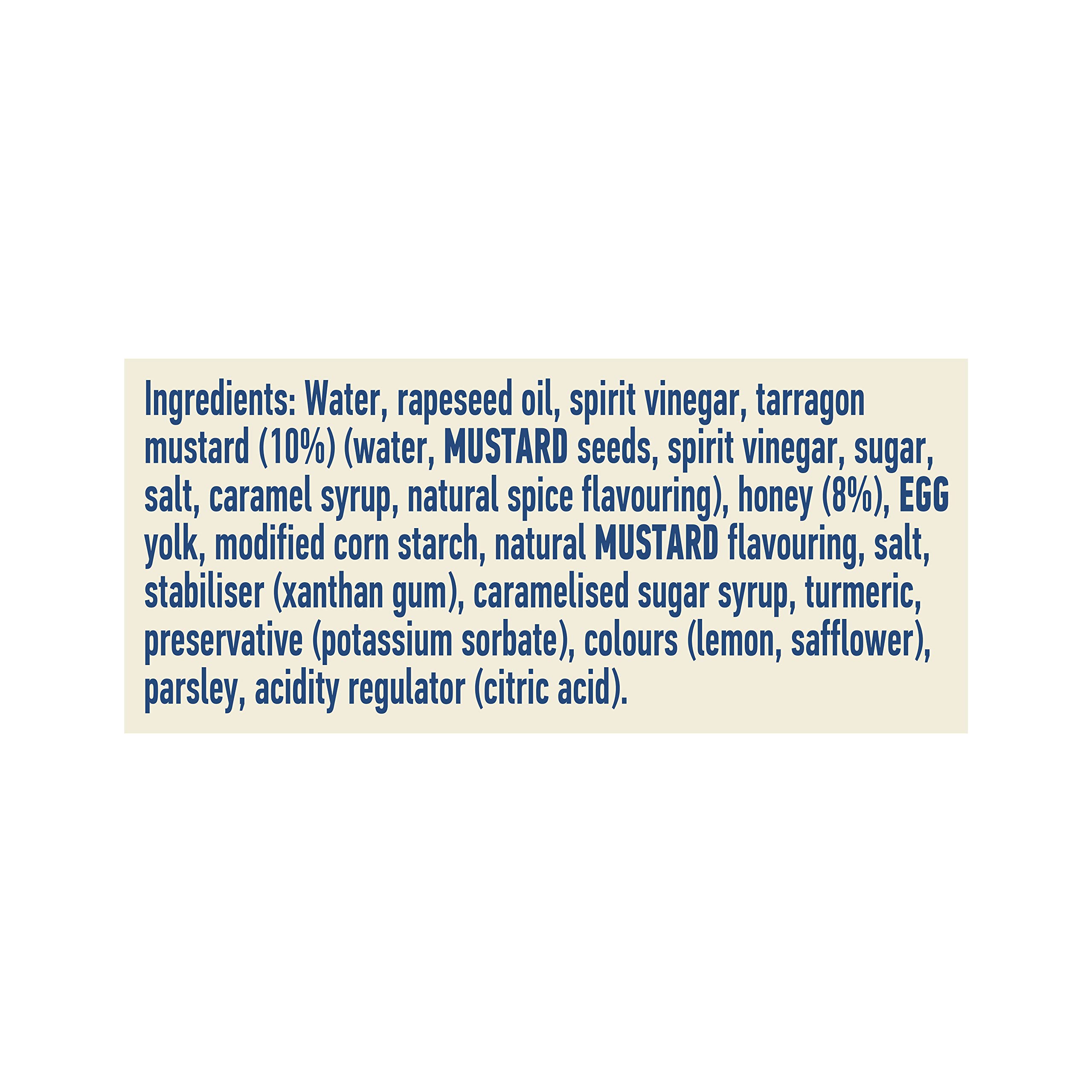 Hellmann's Real Honey & Mustard Salad Dressing & Dip - 450g Creamy Condiment 3