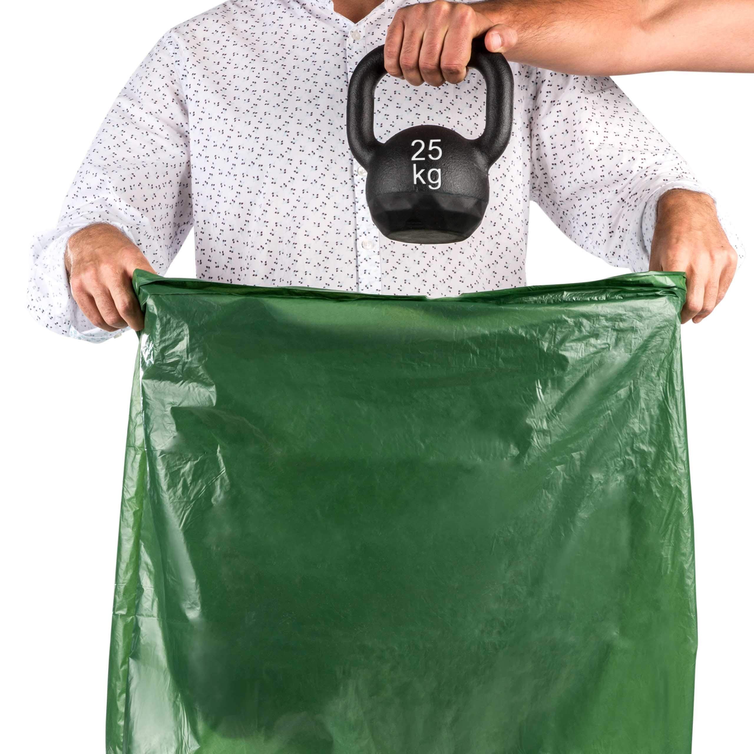 Relevo Green Drawstring Bin Bags - 30L Capacity, 45 Bags 4