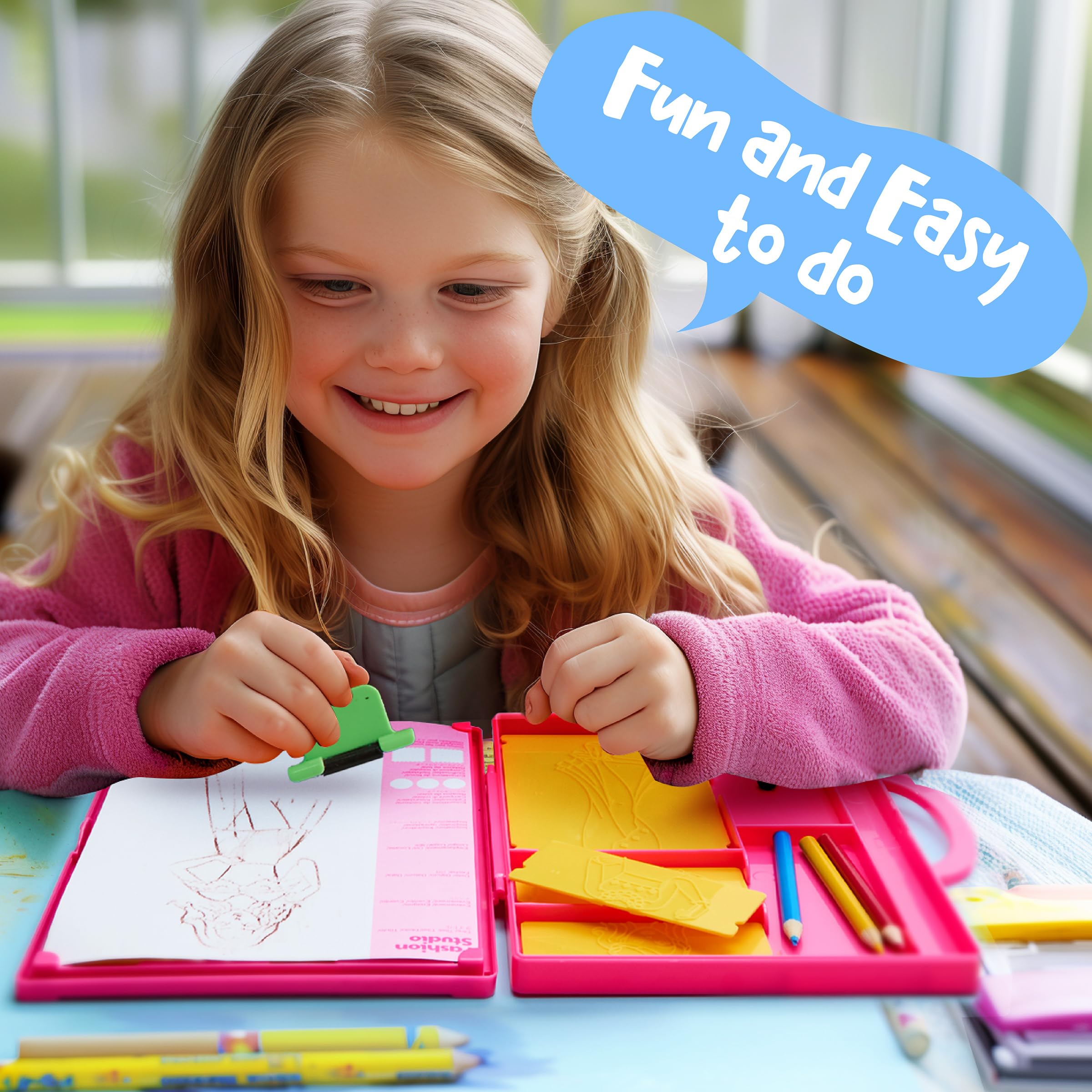 4M My Design Portfolio Fashion Studio Playset - Create 200+ Fashion Styles, Ages 5+ 12