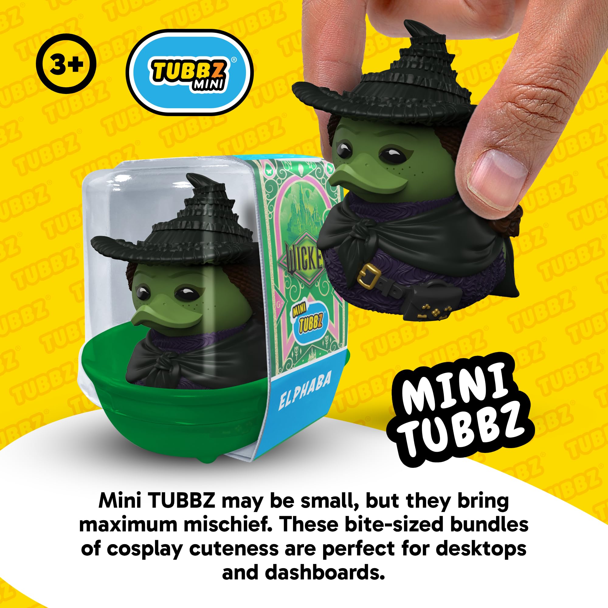 TUBBZ Looney Tunes Tazmanian Devil Mini Cosplay Rubber Duck Vinyl Figure | Approx 5cm | NS5598 3