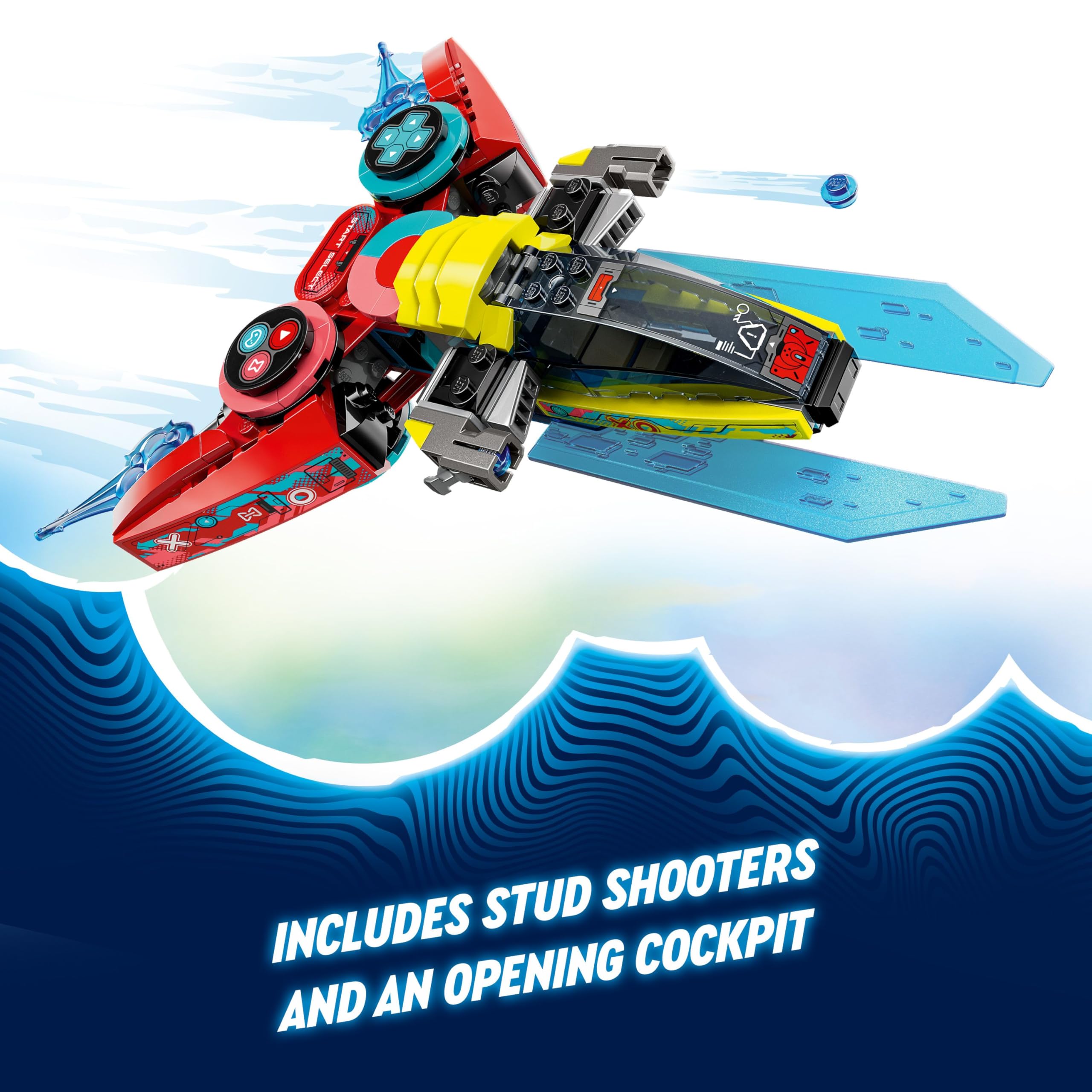 LEGO DREAMZzz 2in1 Cooper’s Gaming Controller Jet to Helicopter Set - 266-Piece Building Toy for Kids 7+ 4