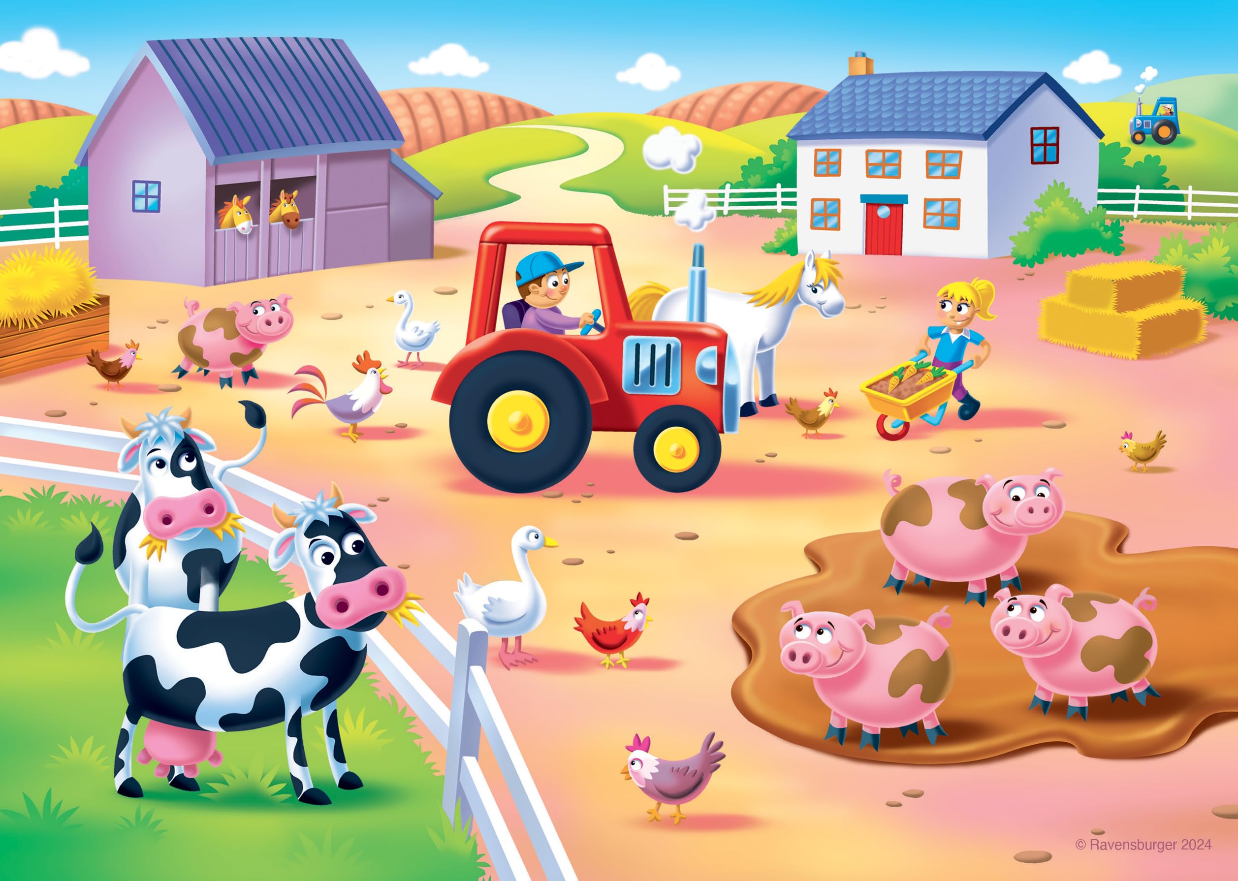 Ravensburger Counting Animals - My First Jigsaw Puzzles for Toddlers Age 2+ 3