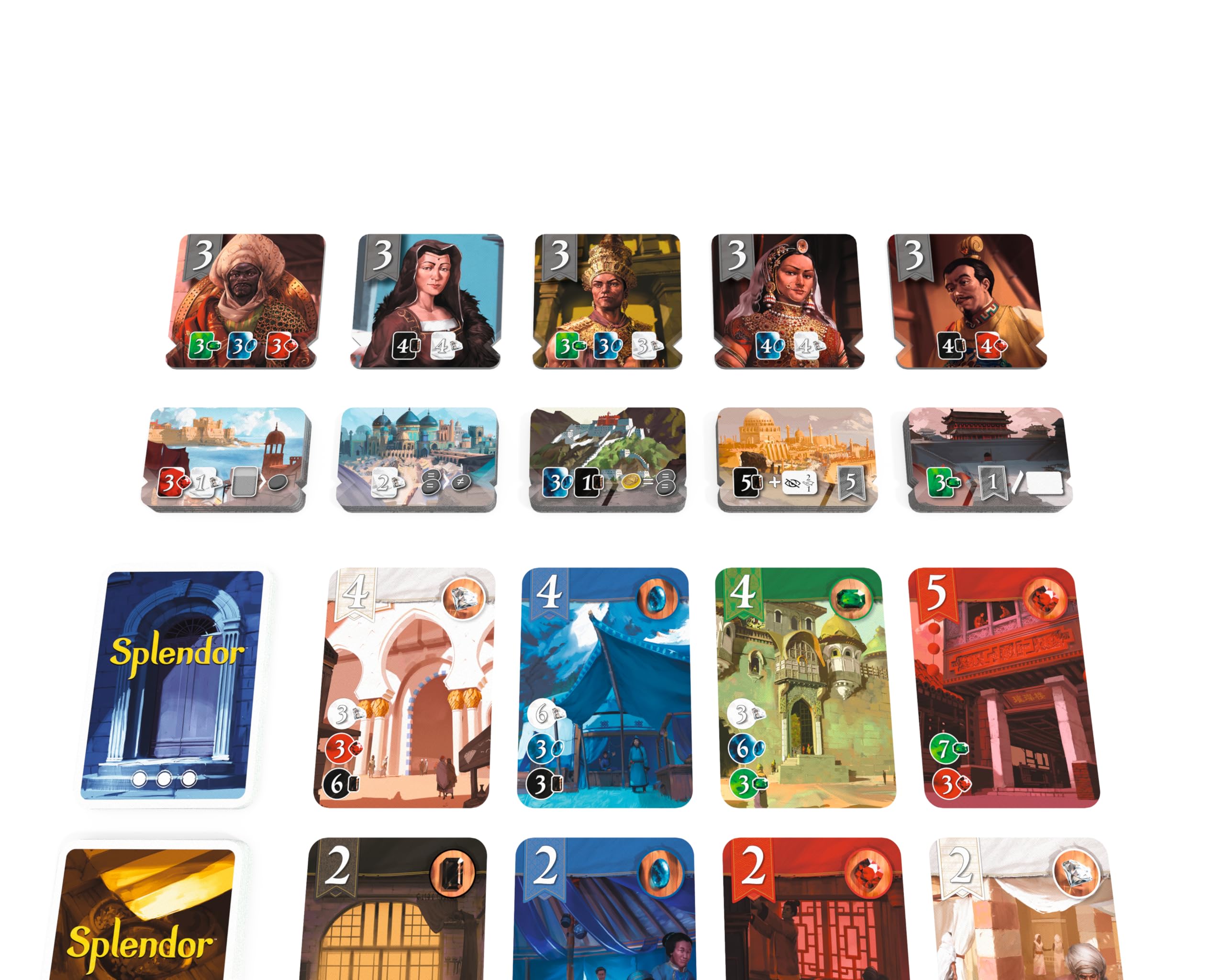 Space Cowboys Splendor Refresh: The Silk Road Expansion Card Game 3