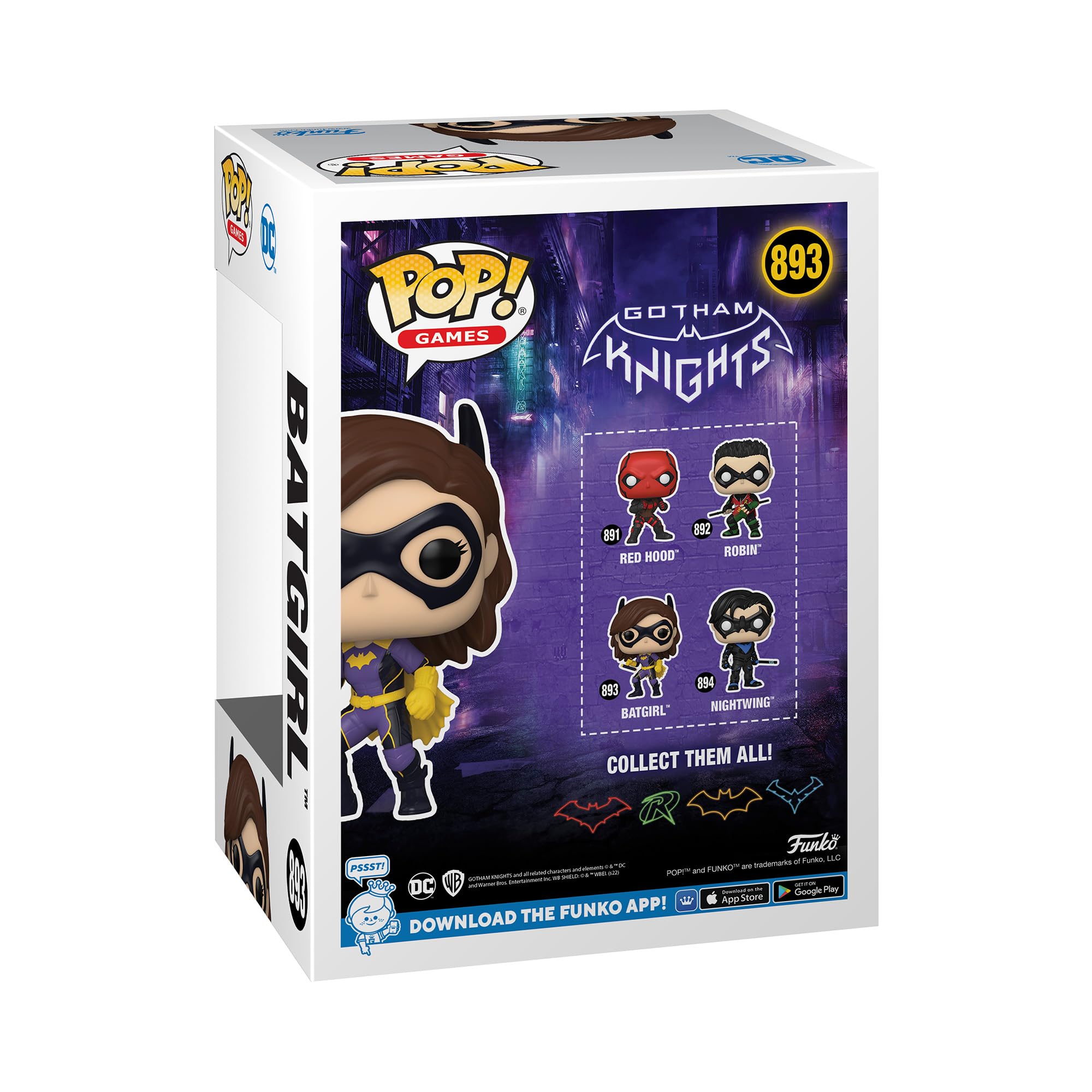 Funko Pop! Games: Gotham Knights - Batgirl Glow in the Dark Vinyl Figure (58175) - Amazon Exclusive 4