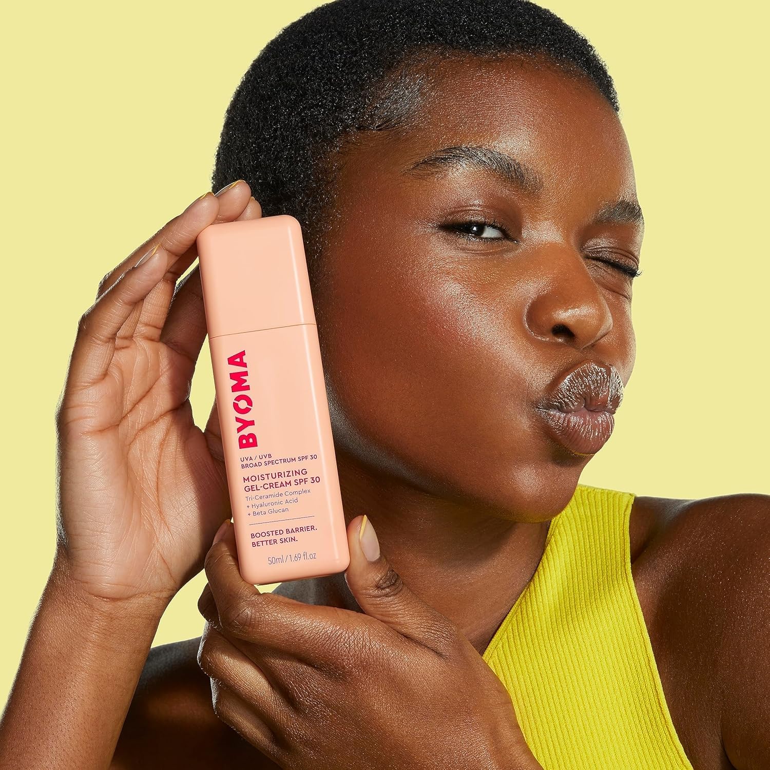 BYOMA - SPF 30 Gel Moisturiser (50ml) Lightweight Hydrating Sunscreen with Tri-Ceramide Complex 8