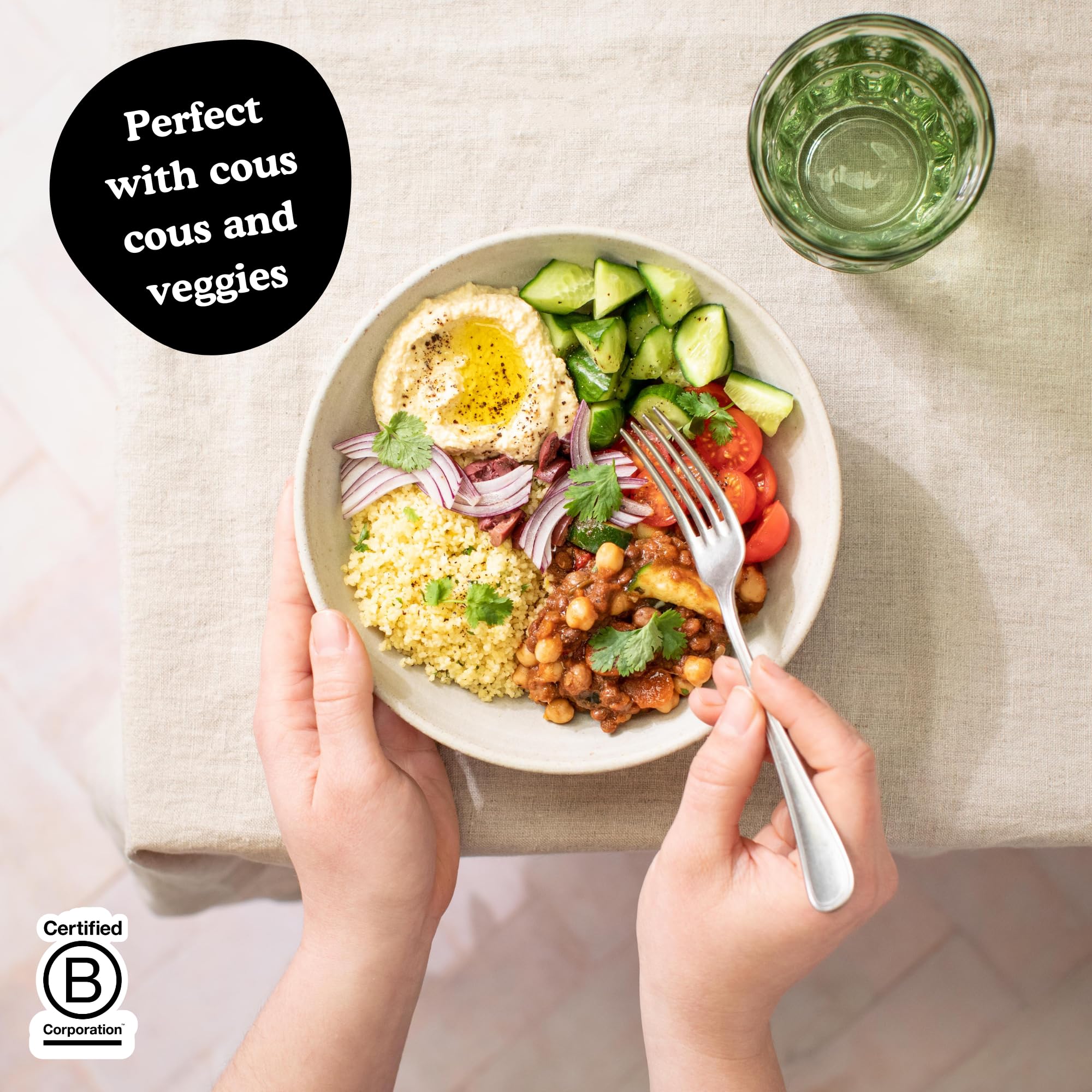 Fiid 100% Natural Vegan Moroccan Chickpea Tagine Stew - Microwave Ready Meal 15