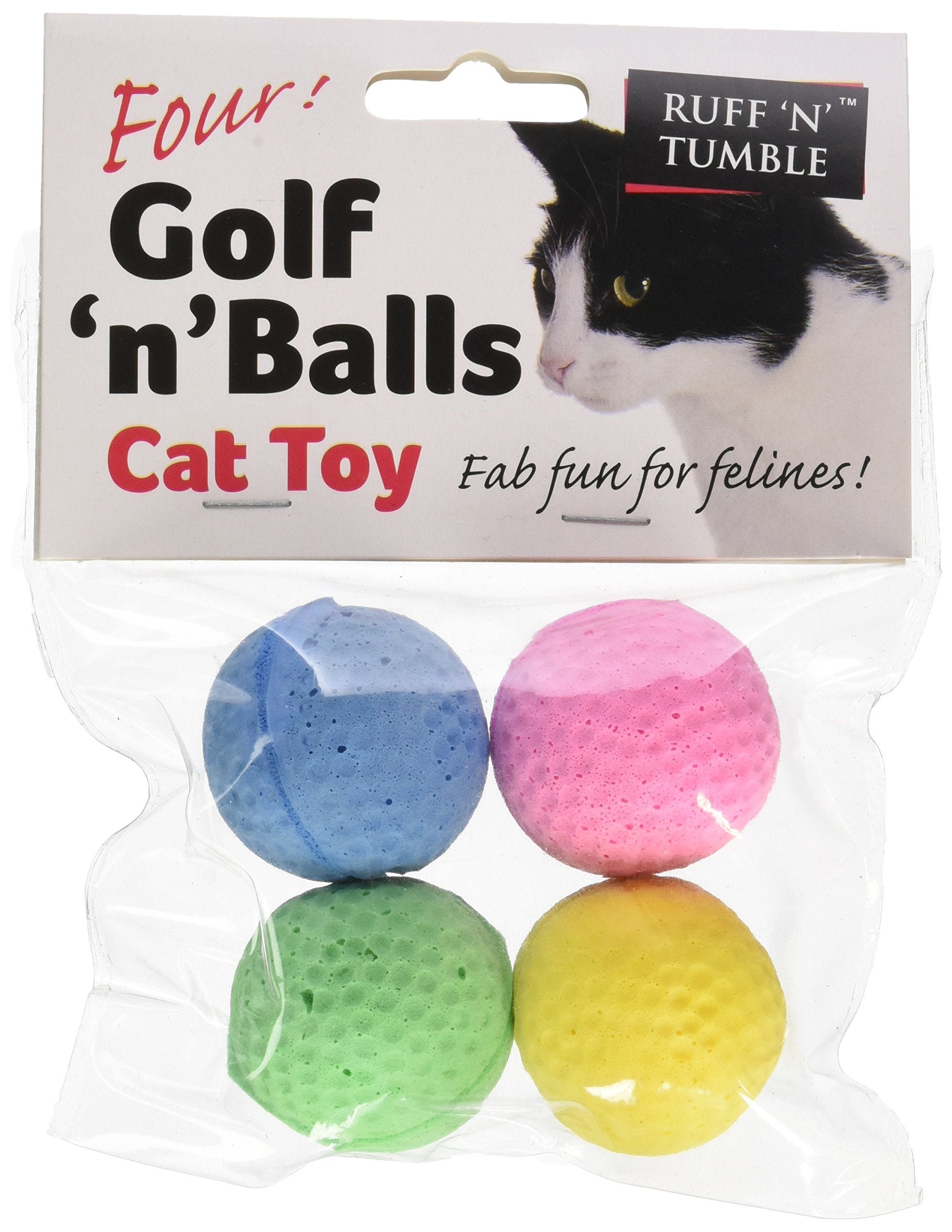 Sharples Ruff 'N' Tumble Golf 'n' Balls - Foam Material | Multicolor | Pack of 4