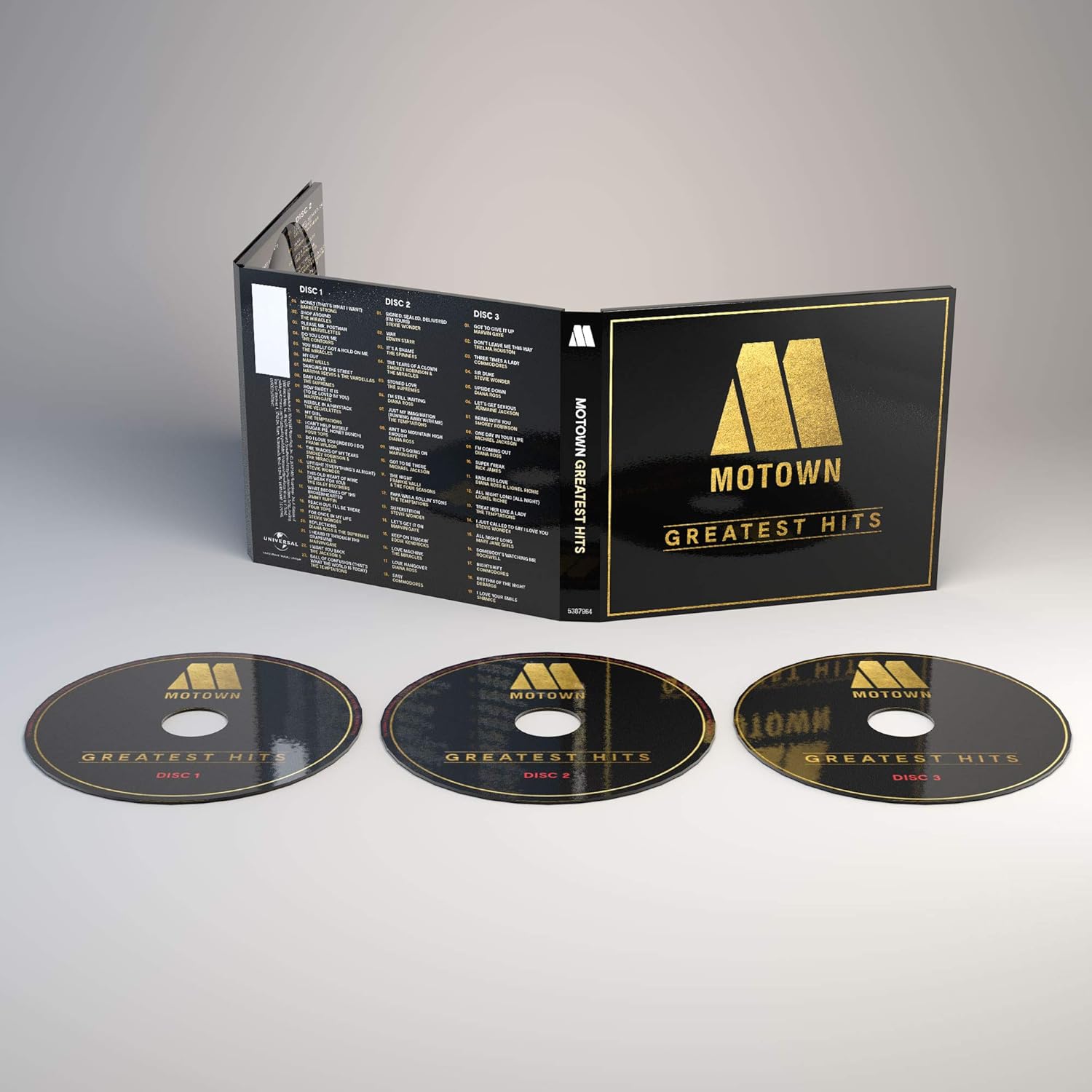 Motown - Greatest Hits 60th Anniversary 3CD Compilation 3