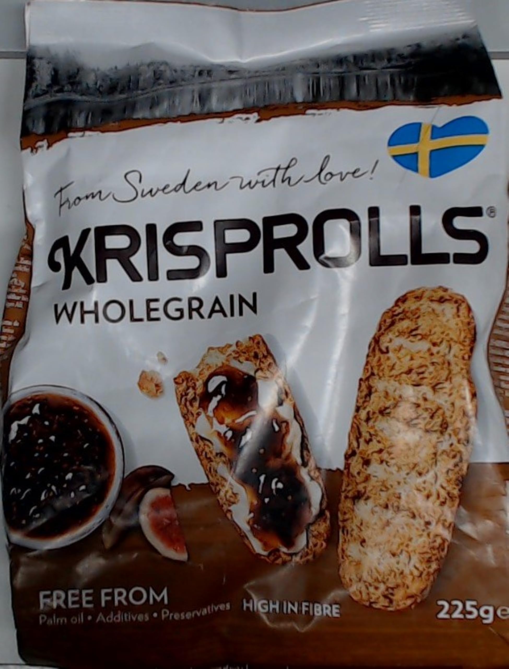 Pogen Wholegrain Krisprolls Crispbread - 225g | Vegan | Swedish Cuisine 1