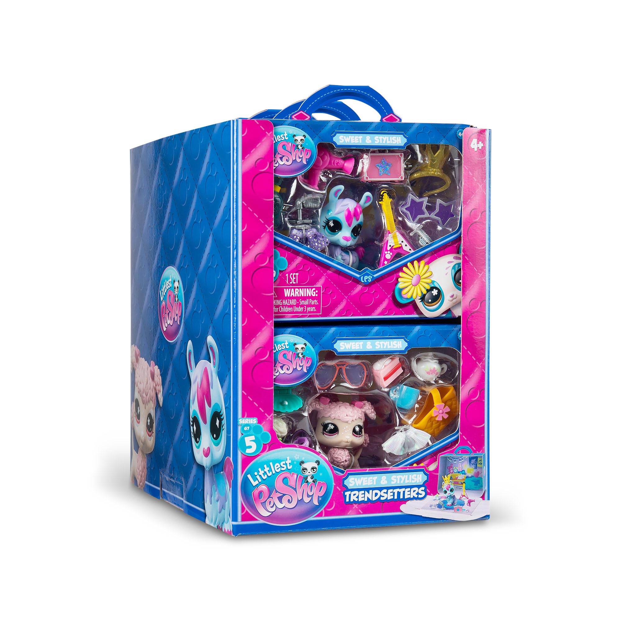 Littlest Pet Shop Glam Llama - Series 5 Bobblehead Pet with 9 Accessories | Ages 4+ 8