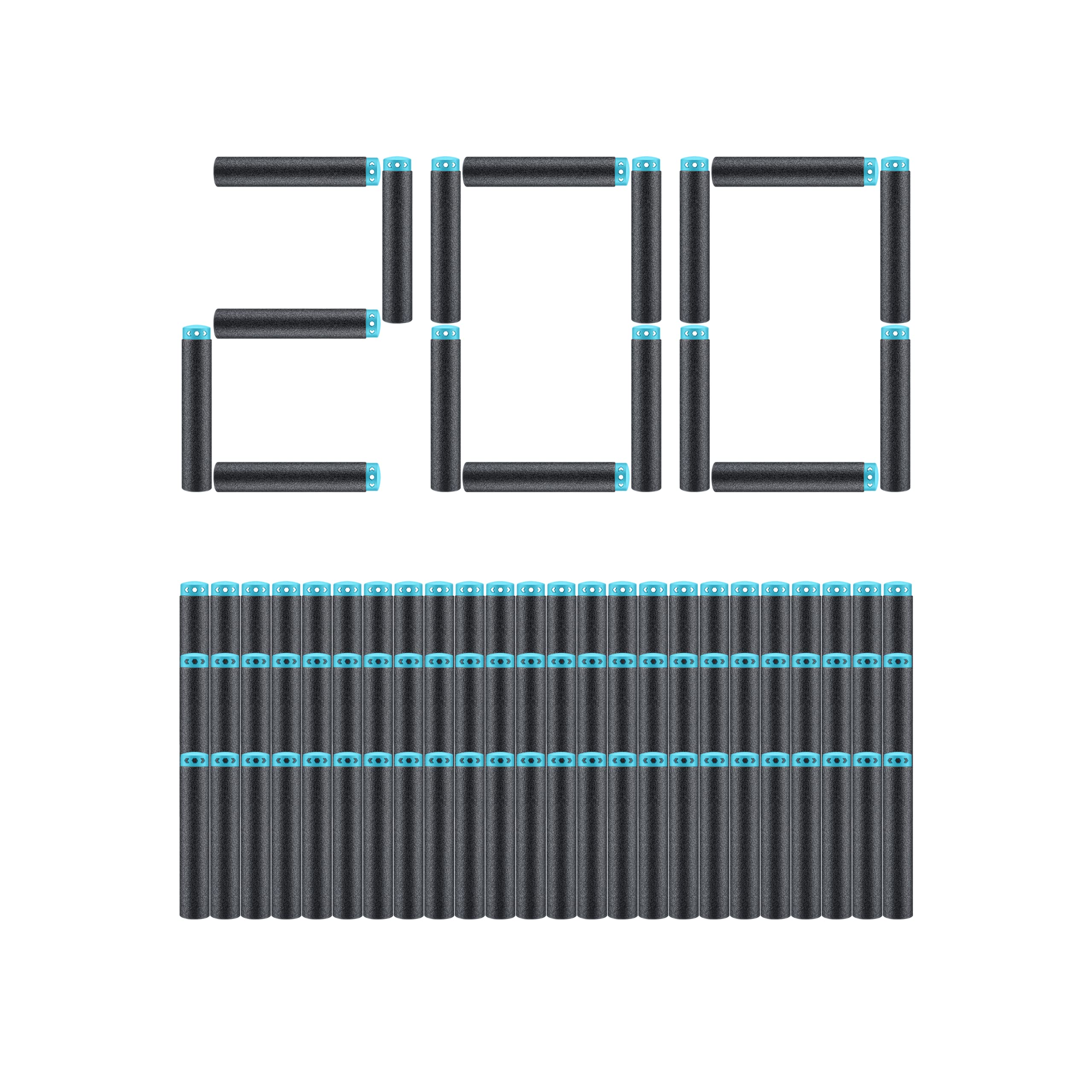 X-Shot Excel 200 Pack Refill Darts - Universal Foam Darts for Blaster Battles 6