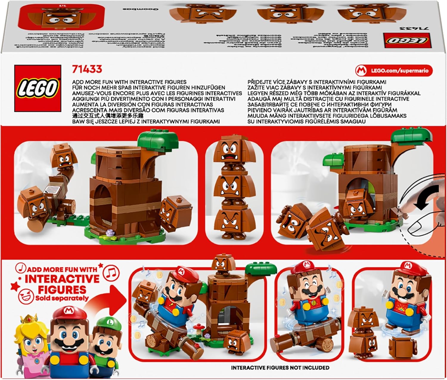 LEGO Super Mario Goombas’ Playground Set - 3 Goomba Figures & Interactive Playset for Kids 7+ 4