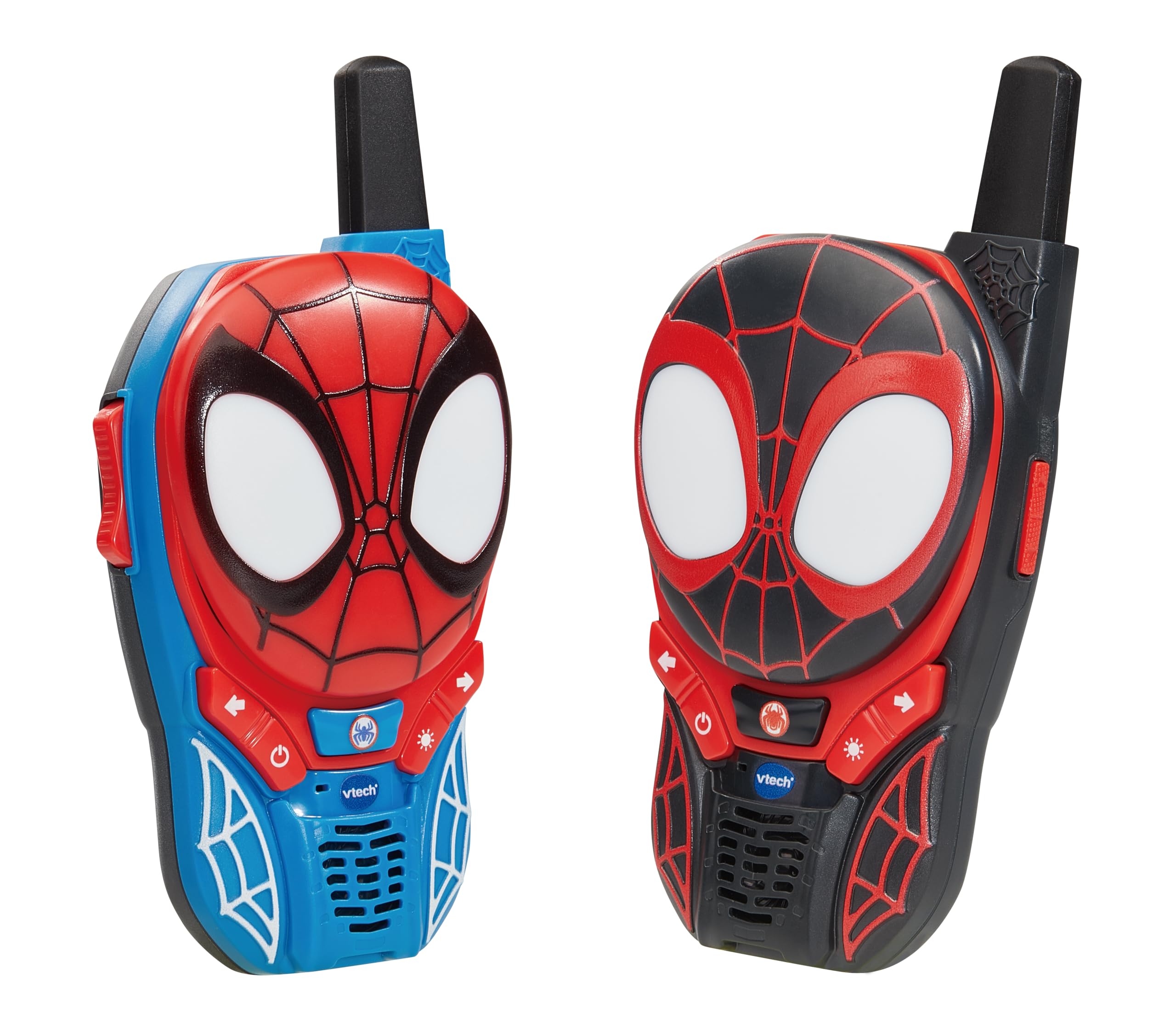 VTech Spidey and His Amazing Friends Spidey-Sense Walkie-Talkies - 500ft Range, Light-Up Eyes, Ages 3-6