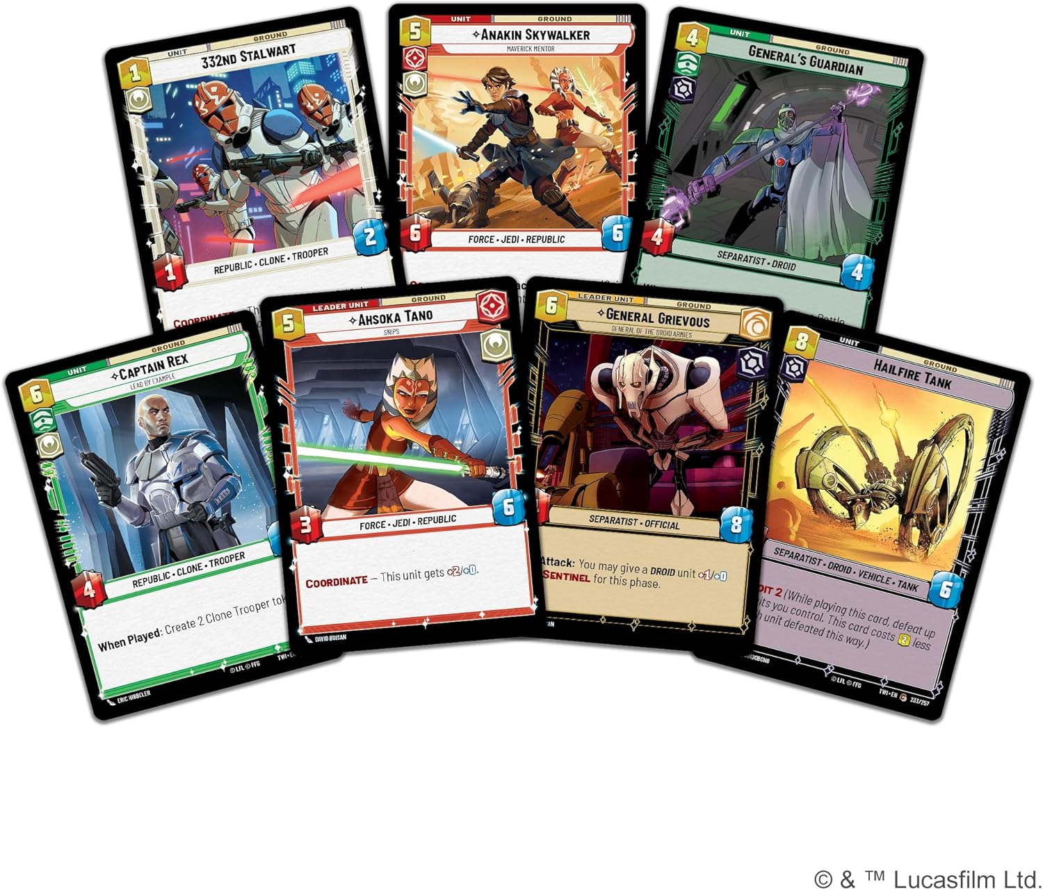 Fantasy Flight Games Star Wars: Unbegrenztes Twilight of the Republic-Starterset für zwei Spieler (FFGSWH0303) 8