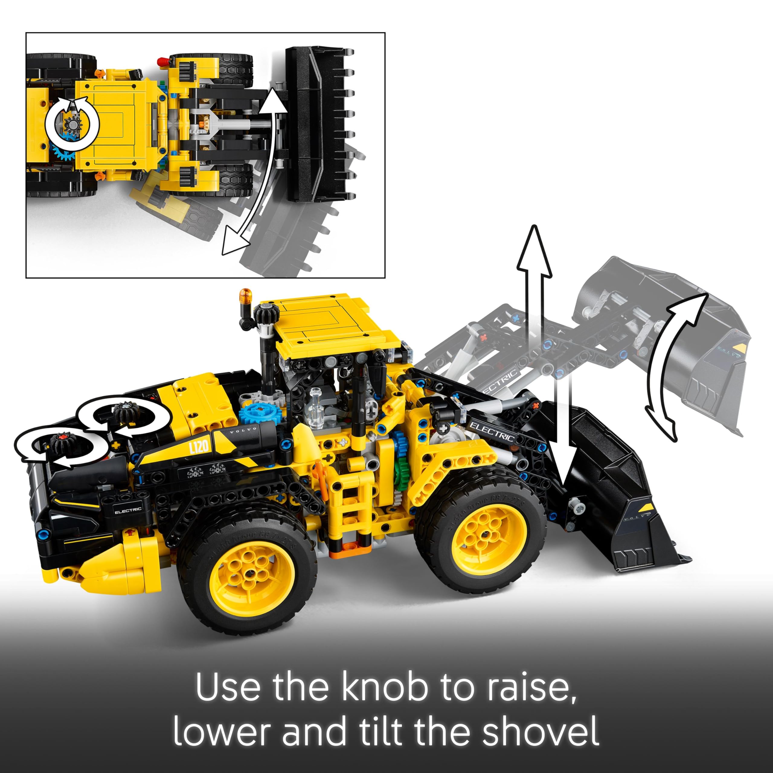 LEGO Technic Volvo L120 Electric Wheel Loader - 973-Piece Building Set for Ages 9+ 9