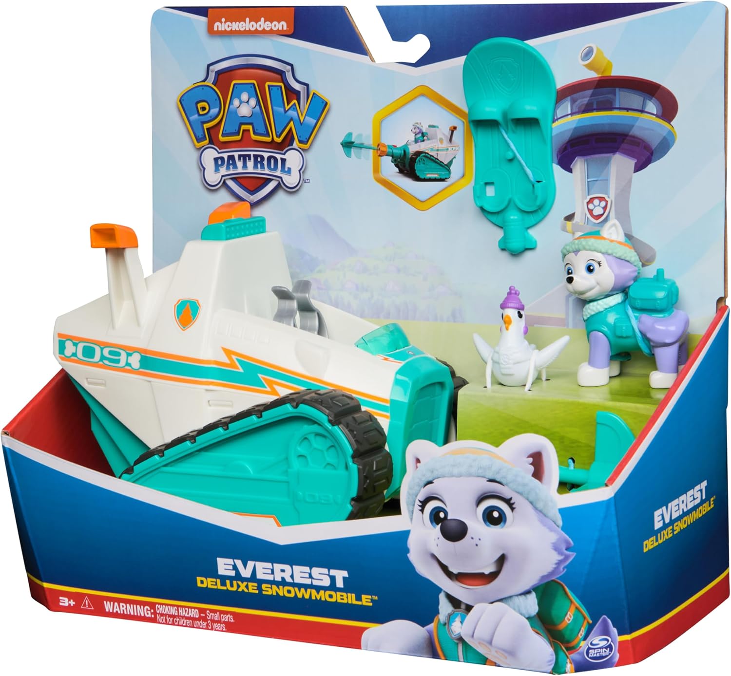 Paw Patrol Everest Deluxe Snowmobile with Projectile Launcher - Ages 3-9 6