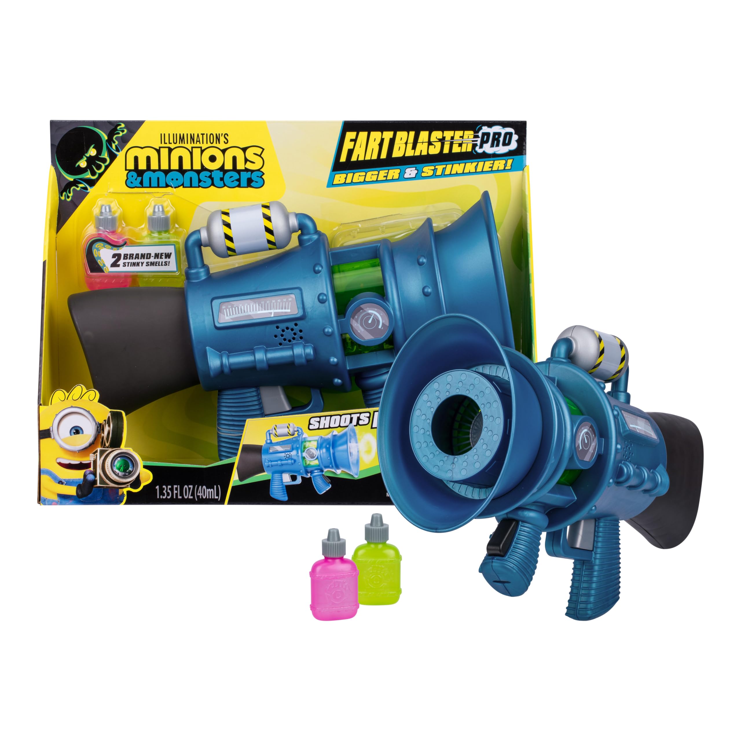 MINIONS Fart Blaster Pro Electronic Toy | Shoots Stinky Fart Rings up to 6 ft | 15 Sounds | Ages 4-14 1