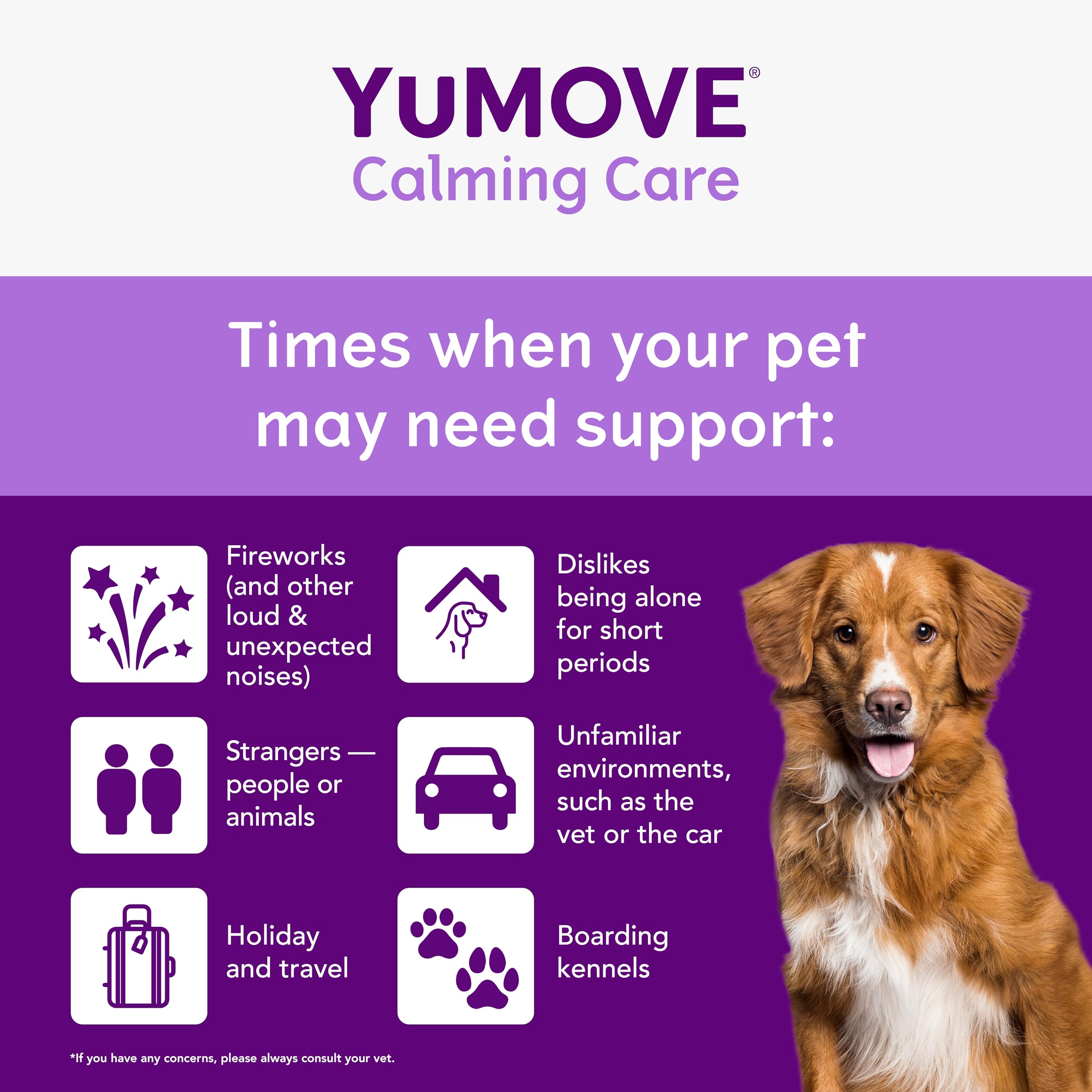 YuMOVE Calming Care for Adult Dogs - 60 Tablets | Supports Relaxation & Reduces Stress 4