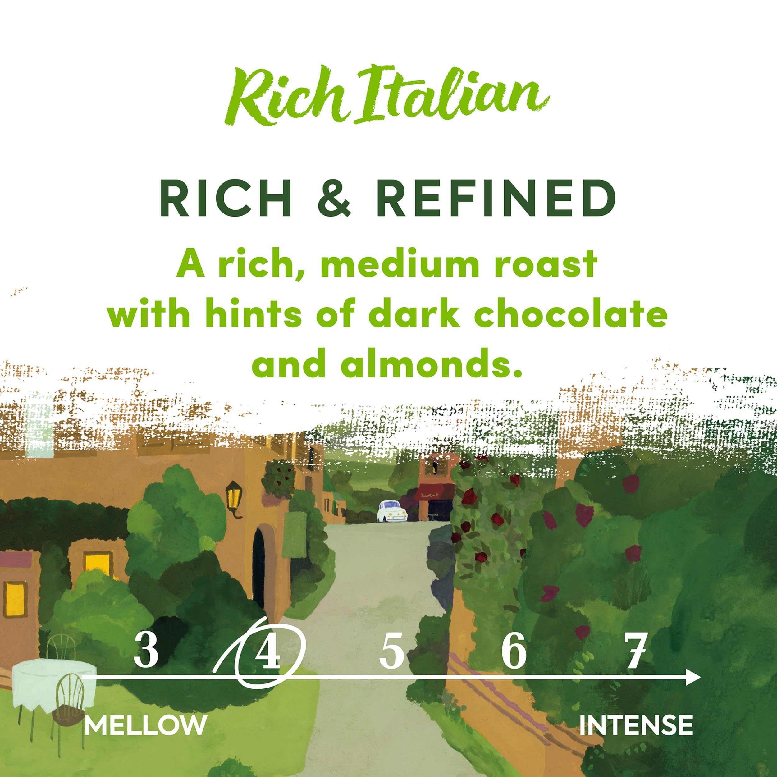 Taylors of Harrogate Reichhaltige italienische Kaffeebohnen, 200 g (6er-Packung – insgesamt 1,2 kg) 6