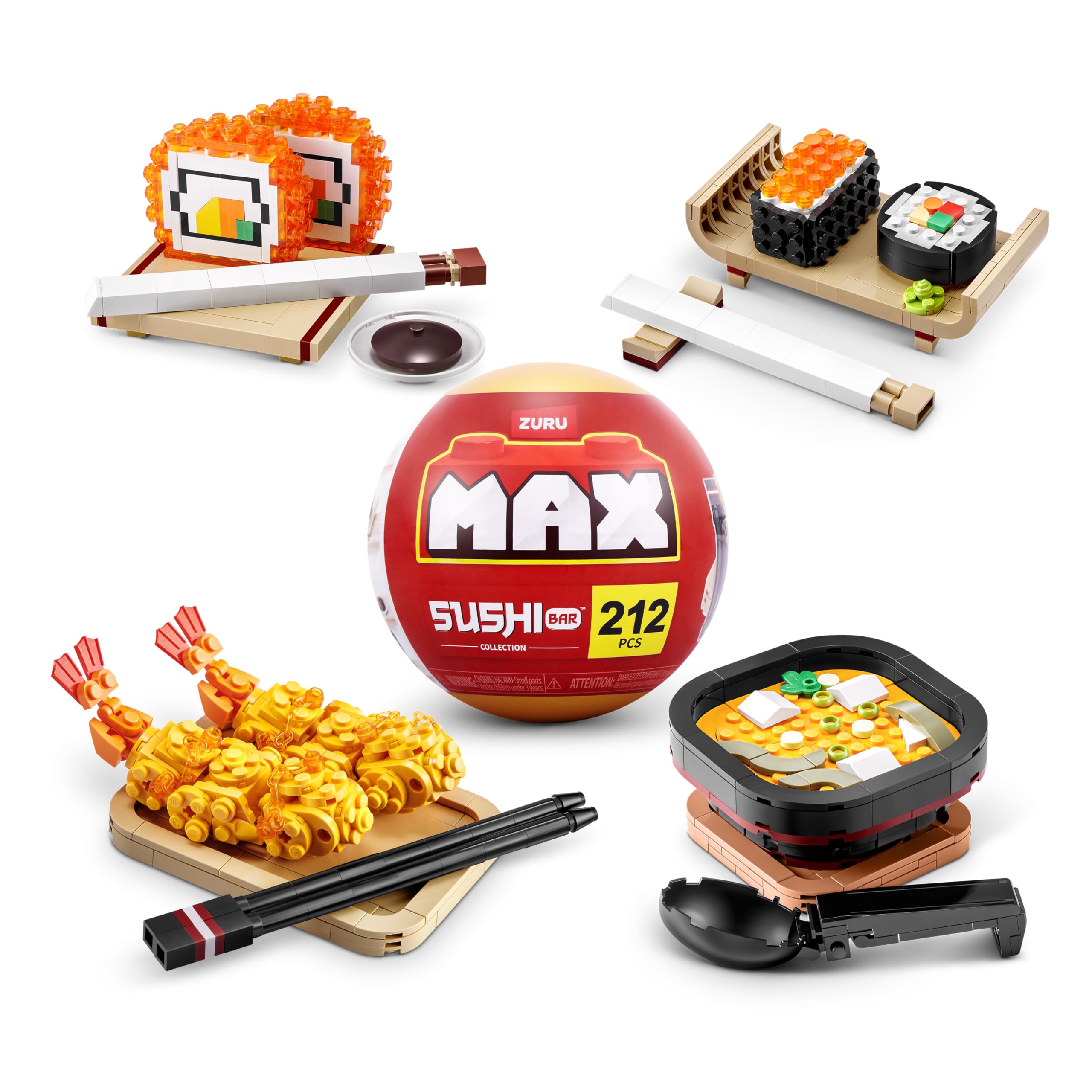 Max Build More Premium Sushi Bar Collection - Building Set for Ages 8+ 6