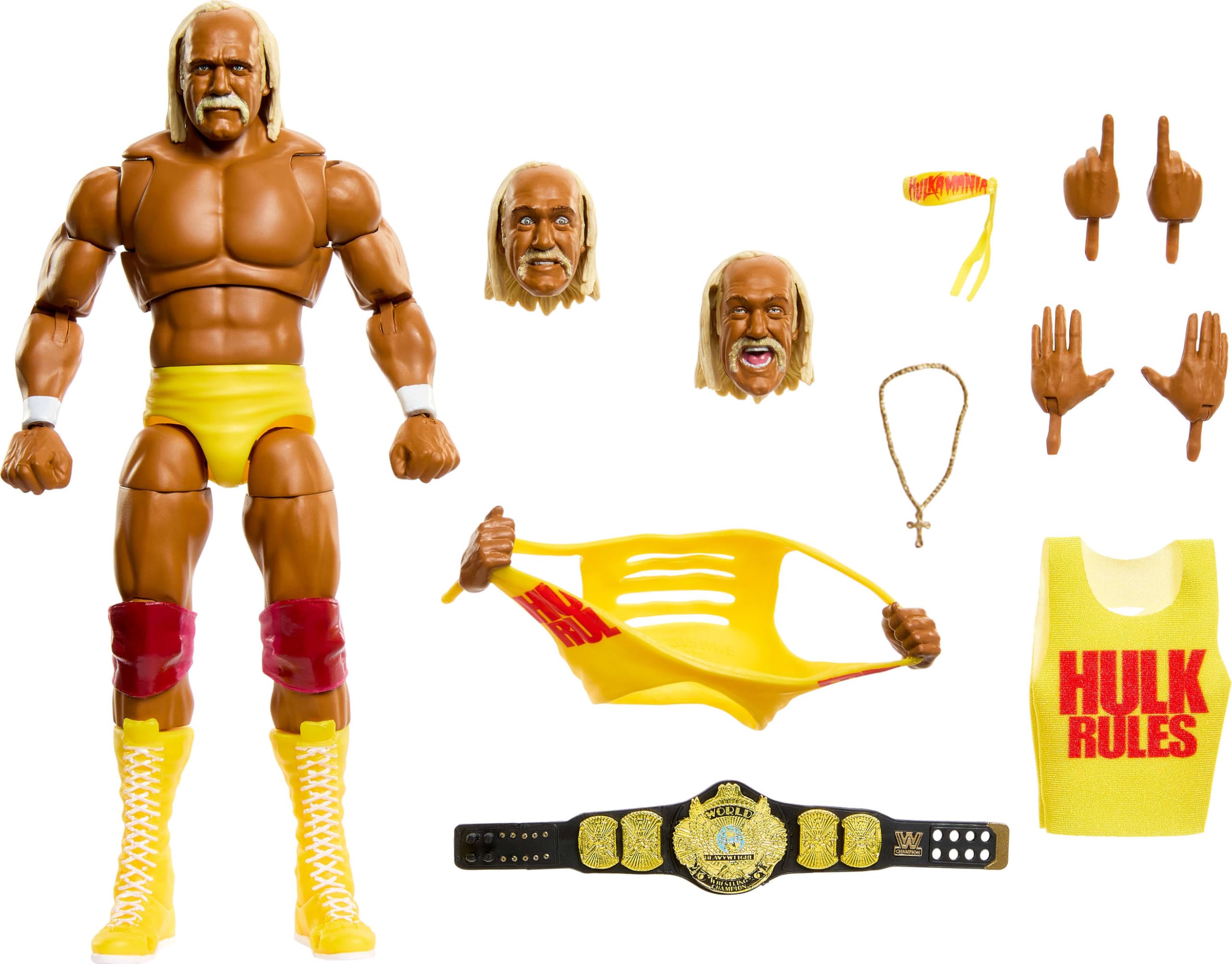 Mattel WWE Ultimate Edition Action Figure & Accessories Set - Hulk Hogan | 6-Inch Scale 1