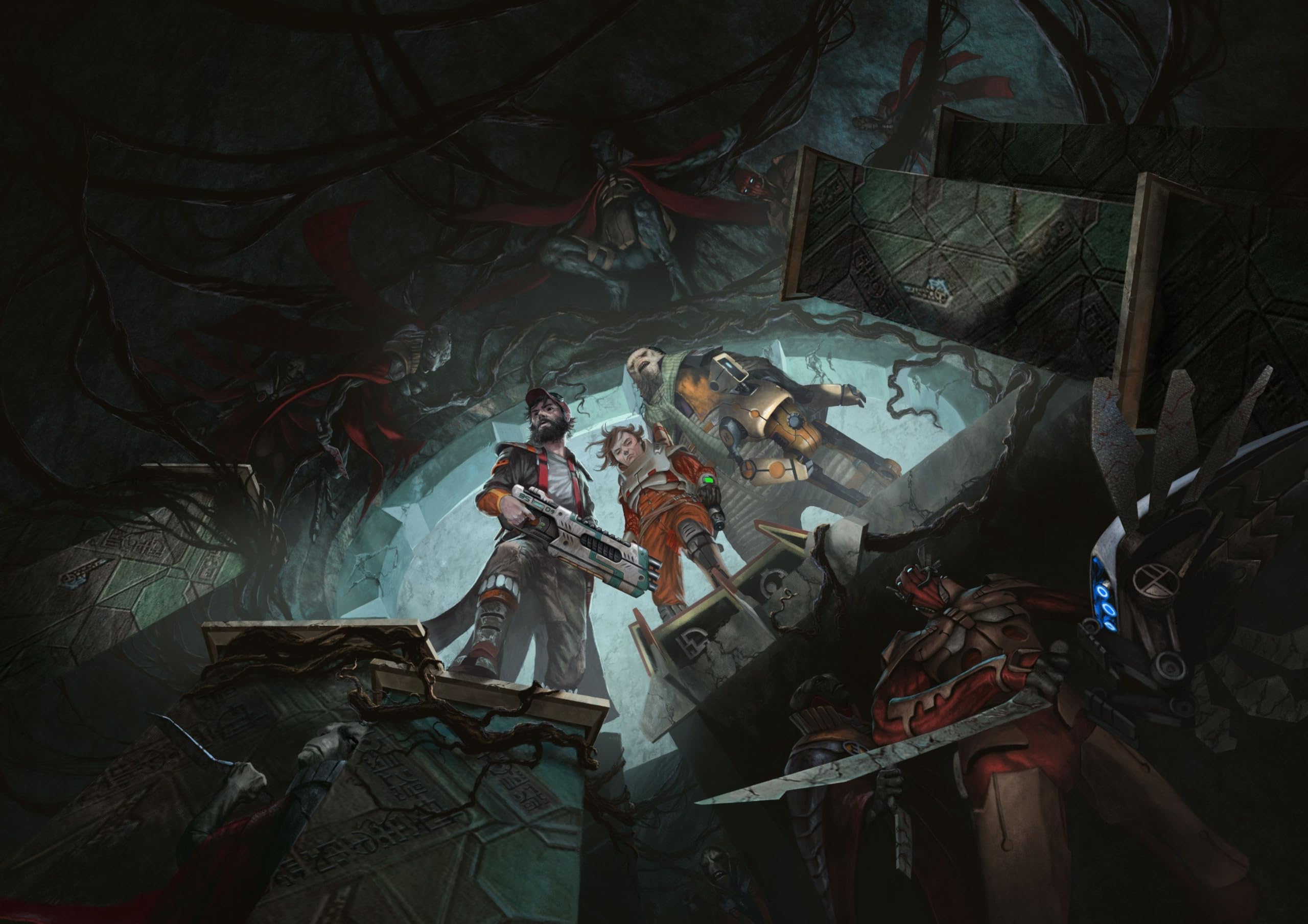 Battle Systems Core Space: First Born - Sci-Fi Miniatures Board Game Starter Set