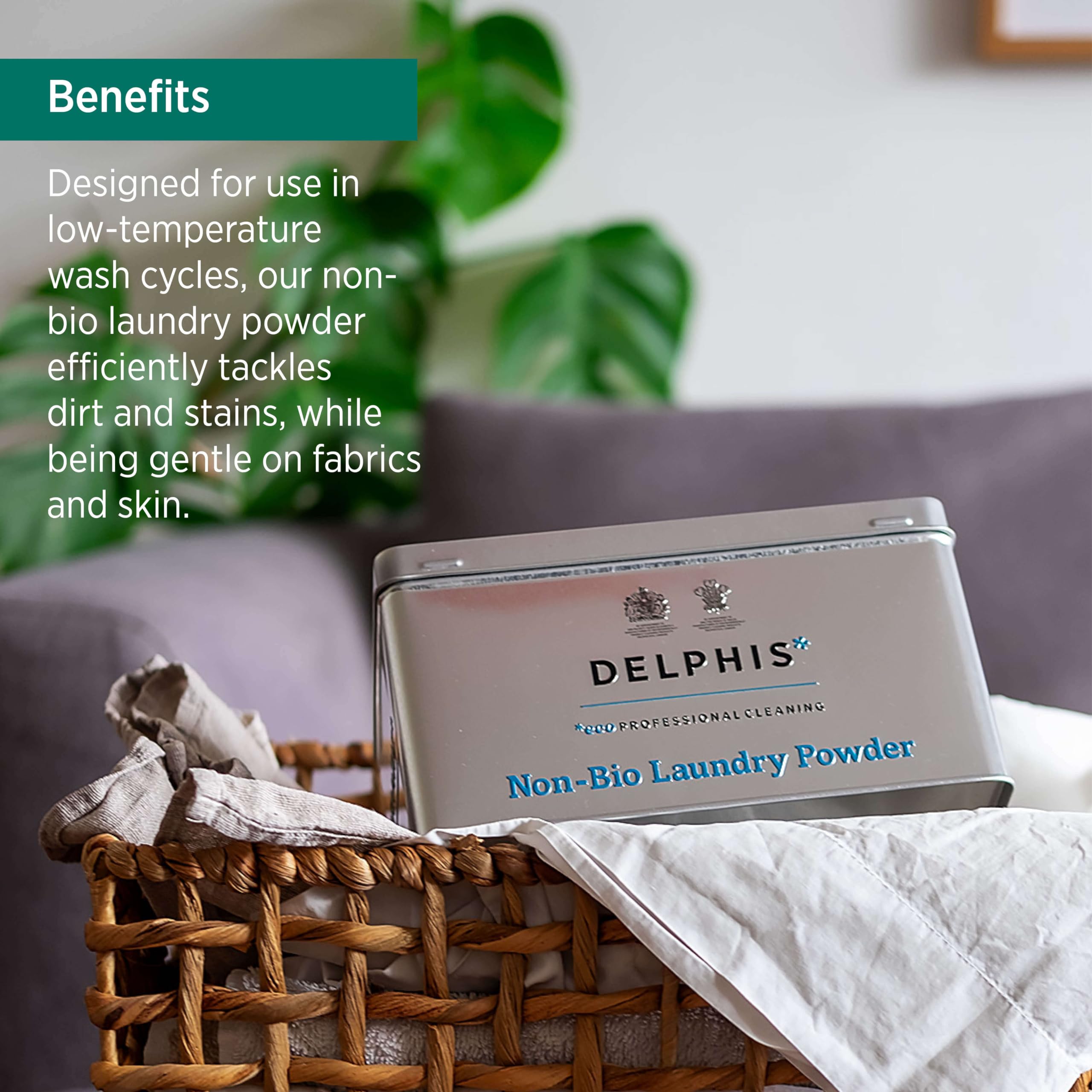 Delphis Eco - Non-Bio Washing Powder with Free Collectors Tin | 60 Washes 6