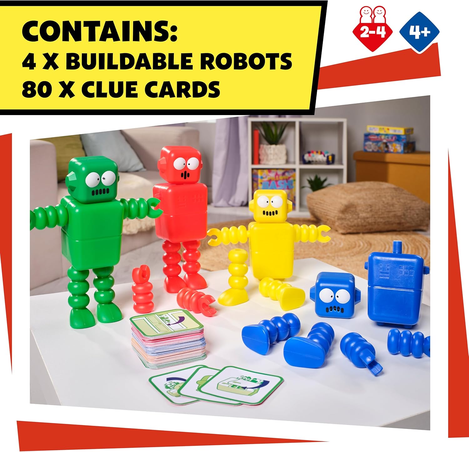 TOMY Hide and Squeak Robots Board Game 4
