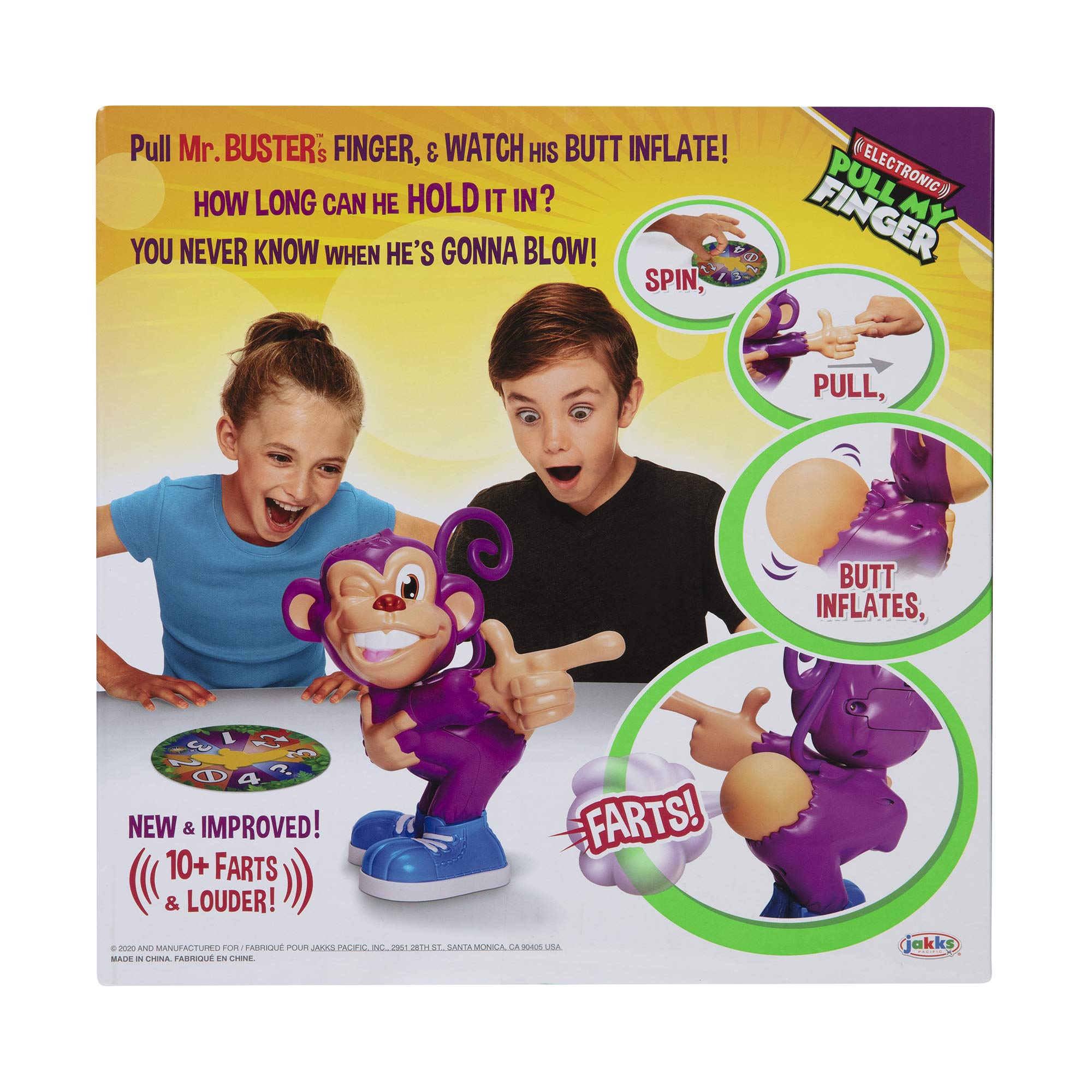 Pull My Finger Mr Buster's Electronic Farting Game - Board Game 9