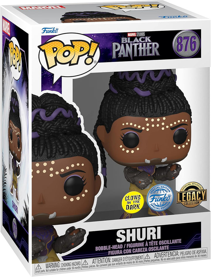 Funko Pop! Marvel Black Panther - Shuri Vinyl Figure & T-Shirt Bundle (64877)