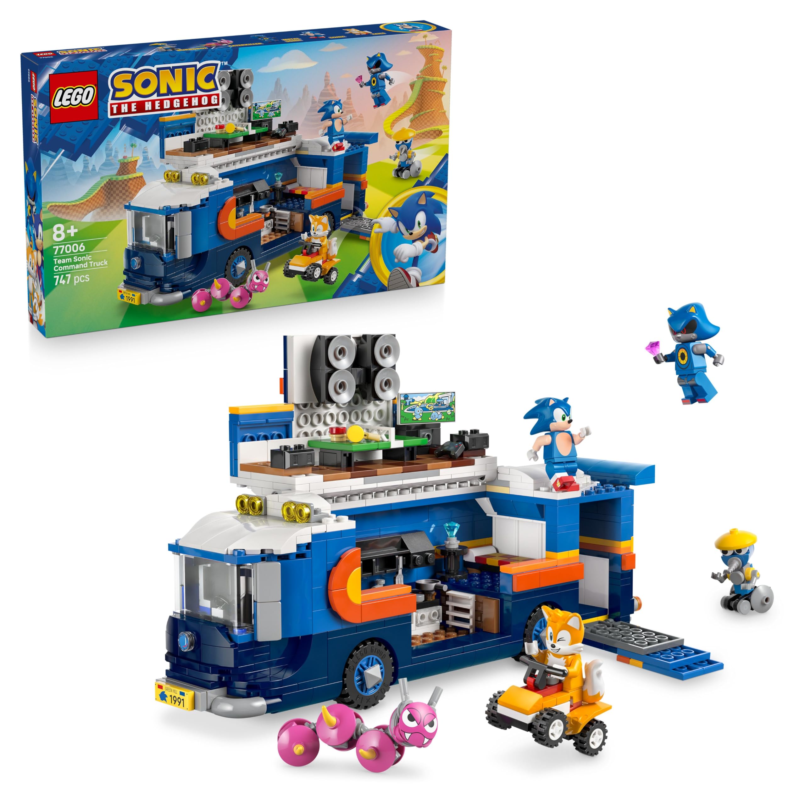 LEGO Sonic the Hedgehog Team Sonic Command Truck Toy - Building Set for Ages 8+