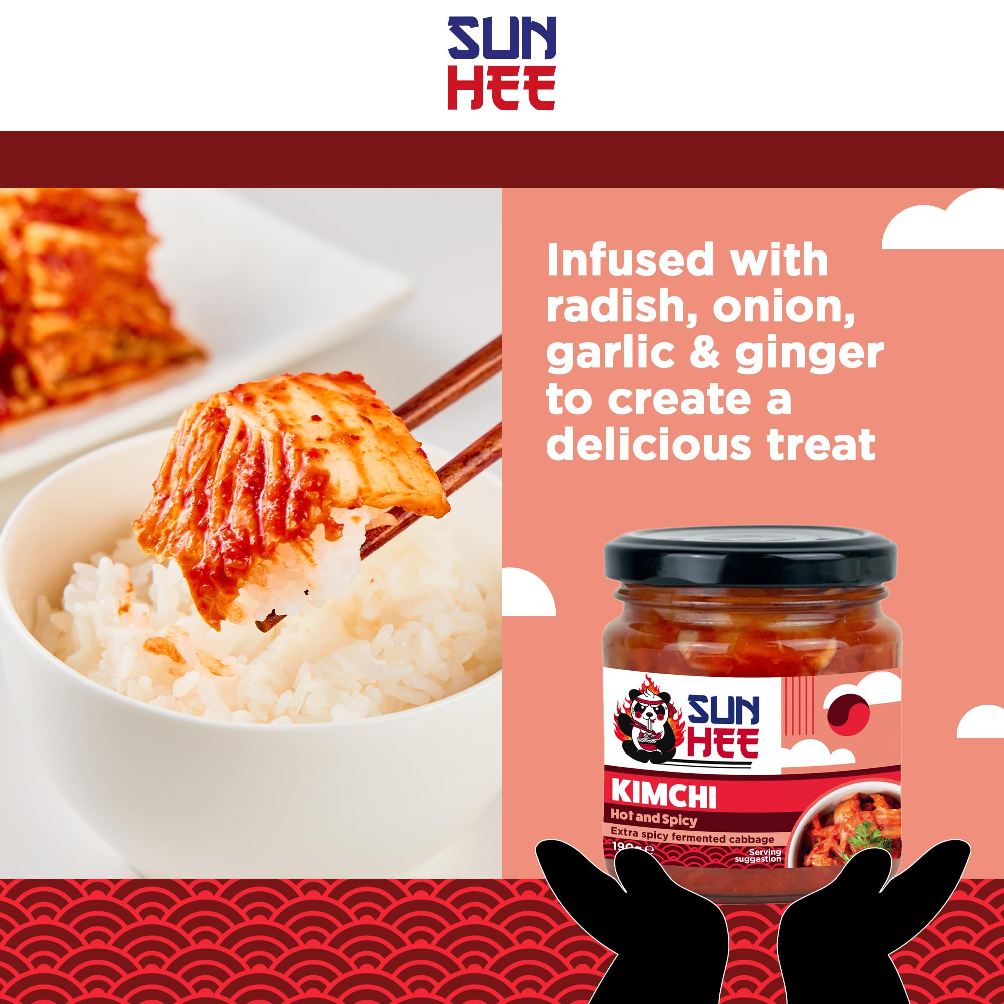Sun Hee - Kimchi Hot & Spicy 190g 6