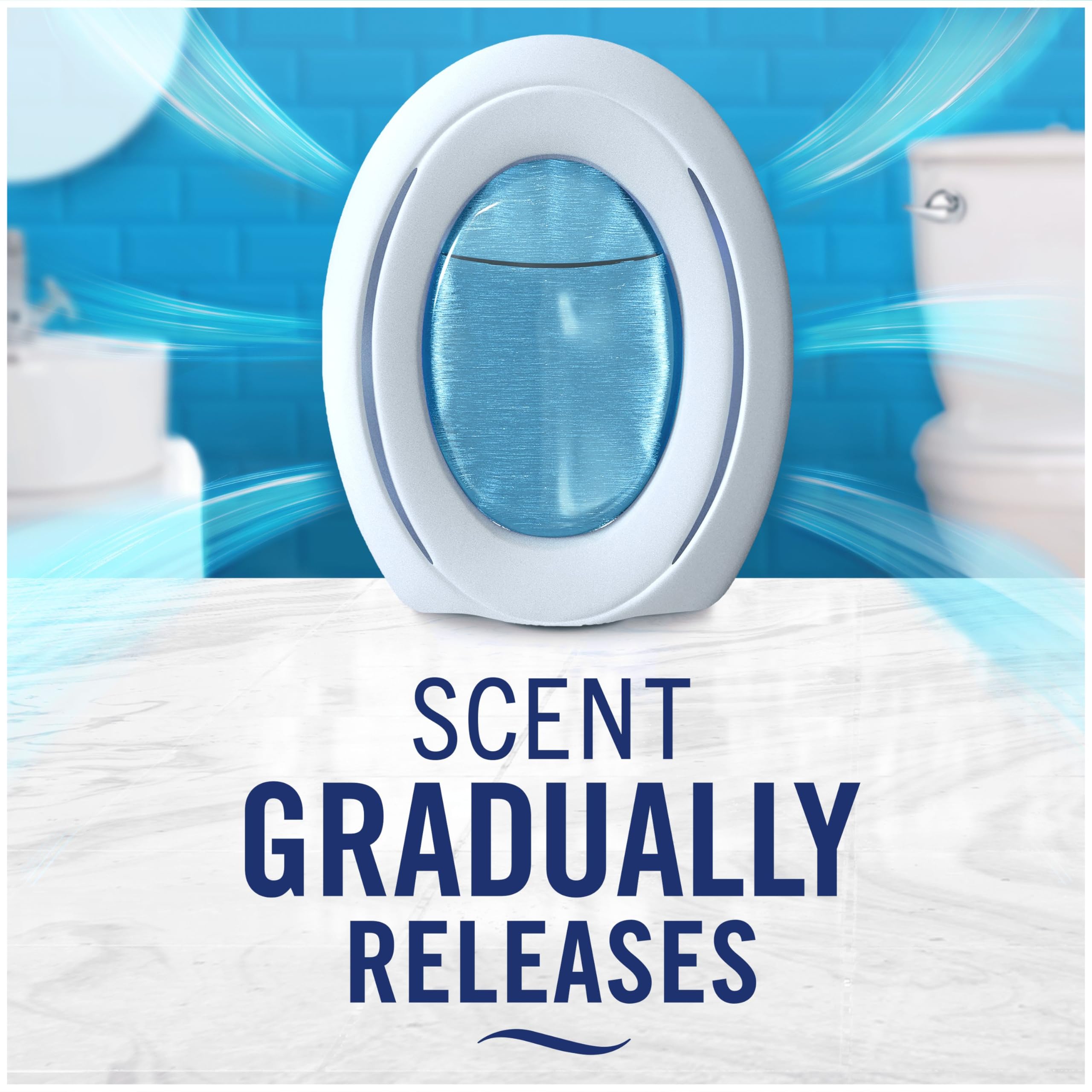 Febreze Bathroom Continuous Air Freshener - Vanilla Scent, Pack of 8 15