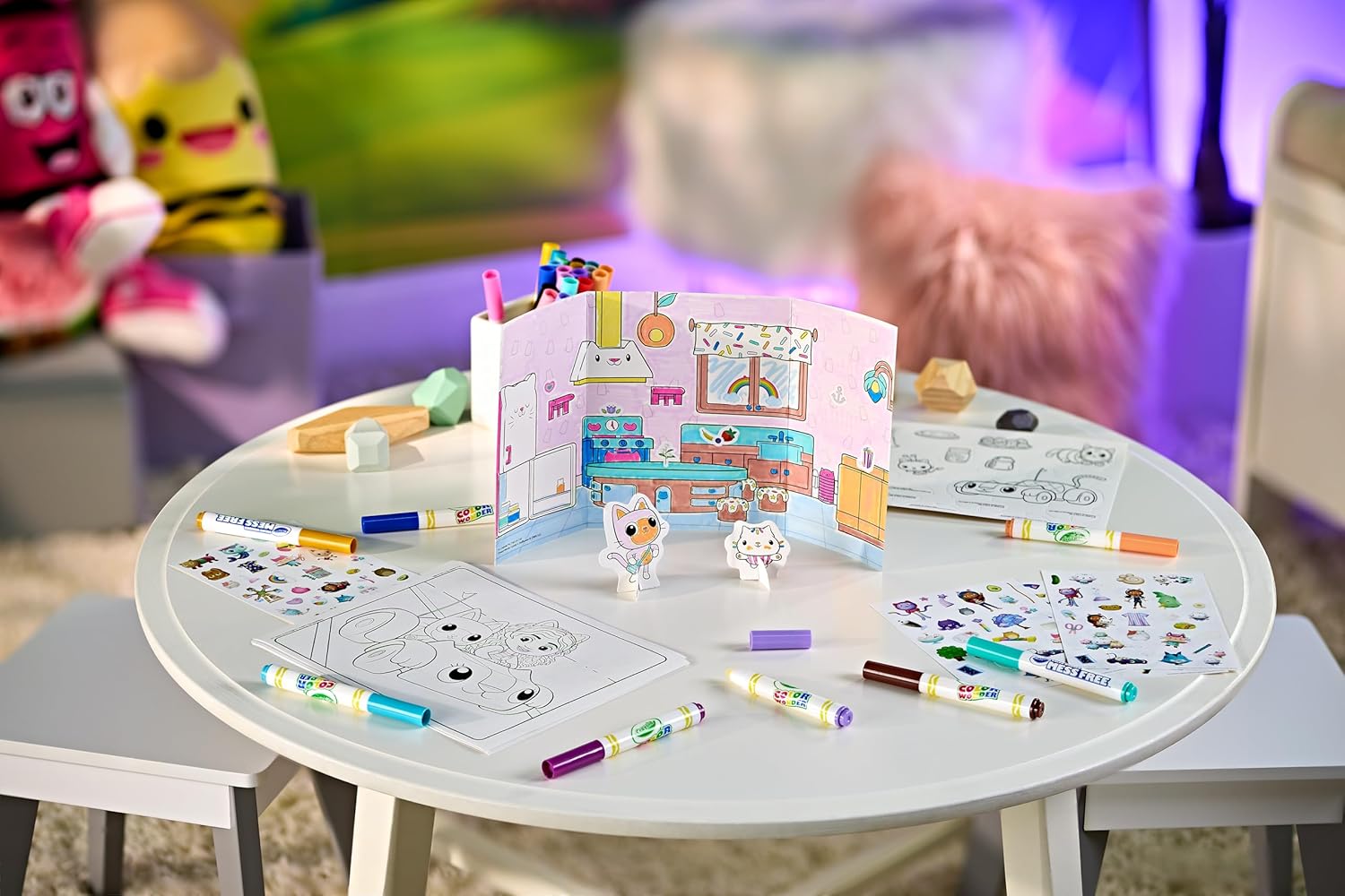 Crayola Color Wonder Activity Kit - Gabby's Dollhouse Mess-Free Coloring Playset 5