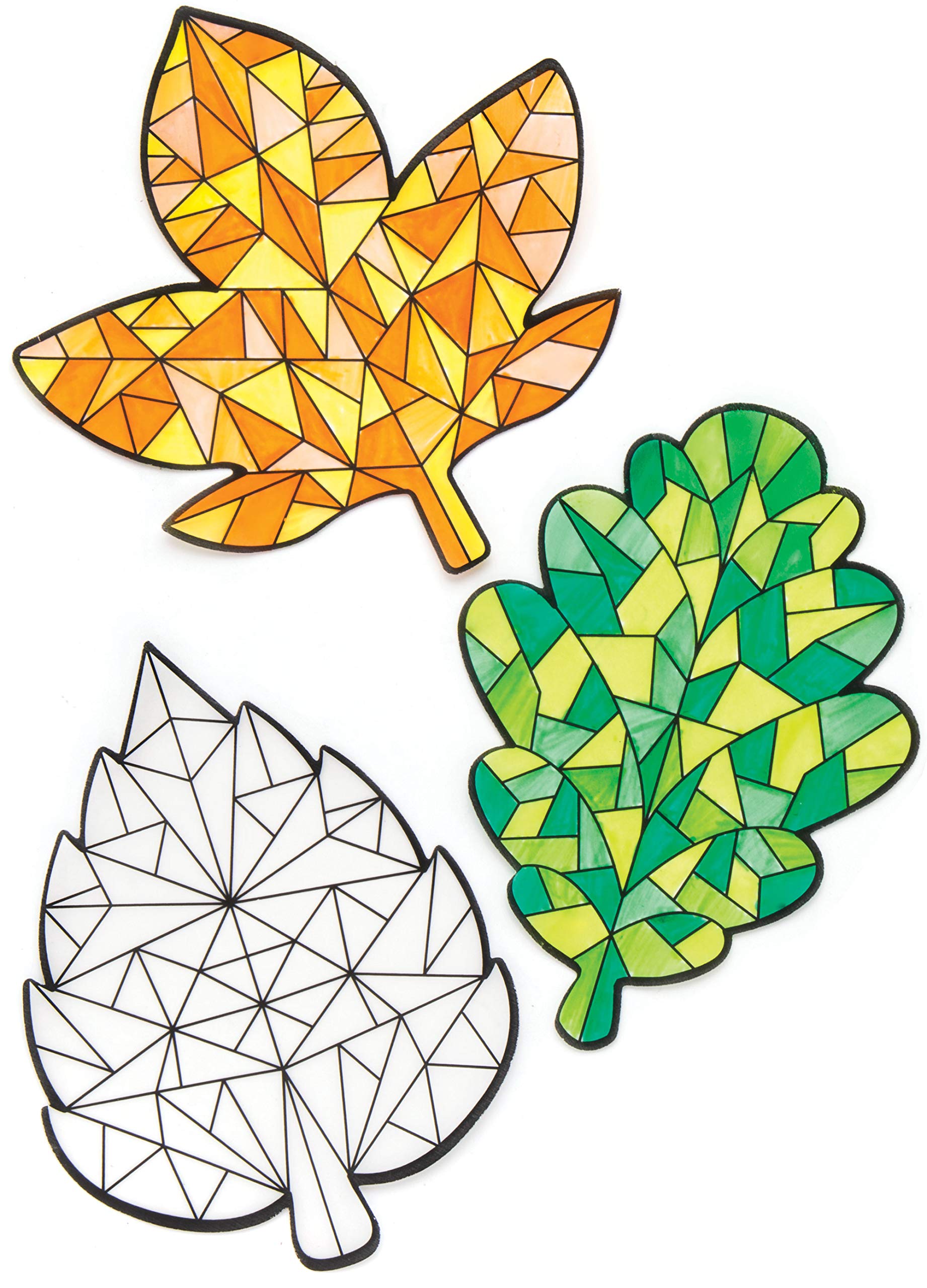 Baker Ross Autumn Colour In Window Decorations - Pack of 12 AR646 4