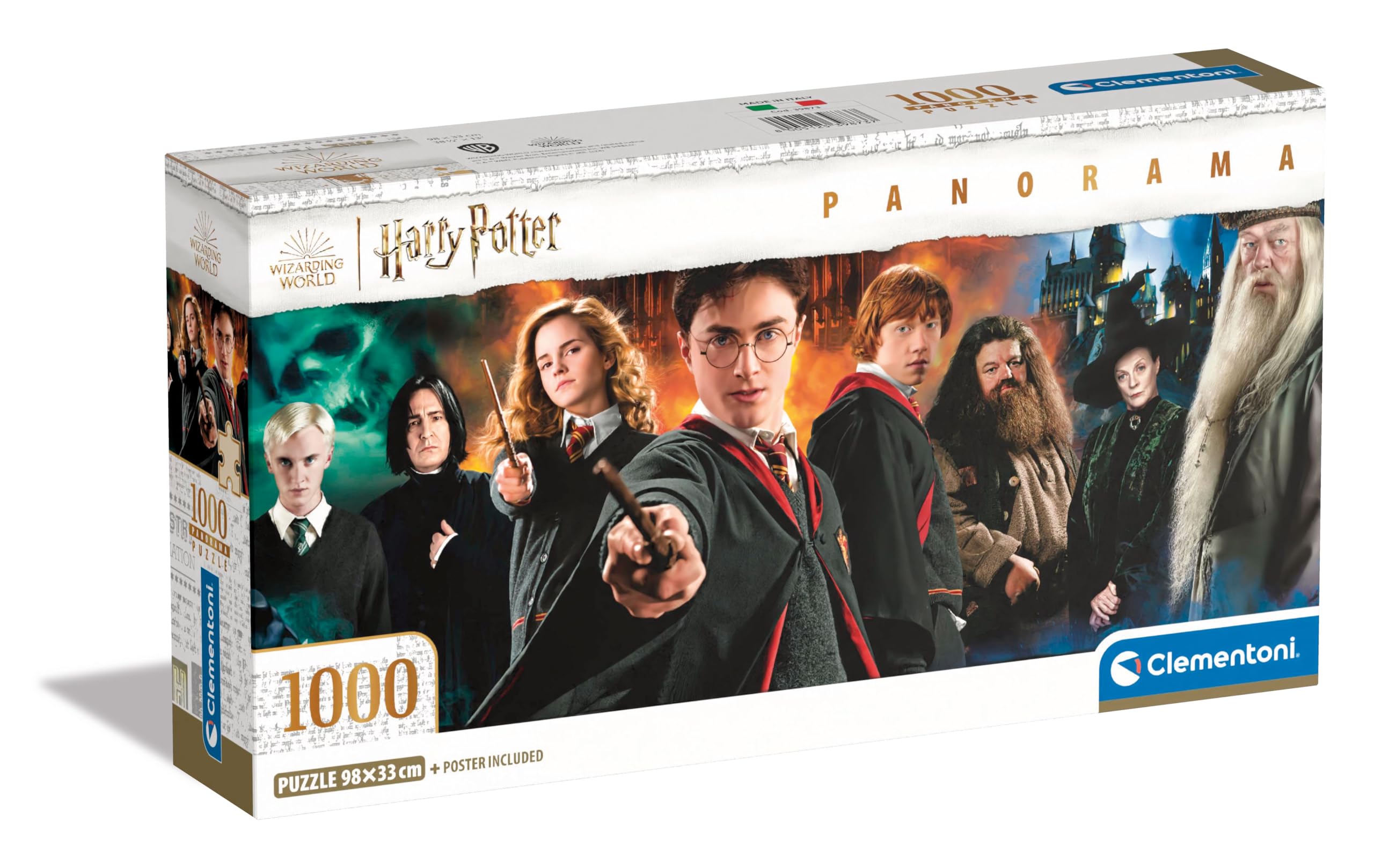 Clementoni 1000 Piece Panoramic Jigsaw Puzzle: Harry Potter - Adult Puzzle 9