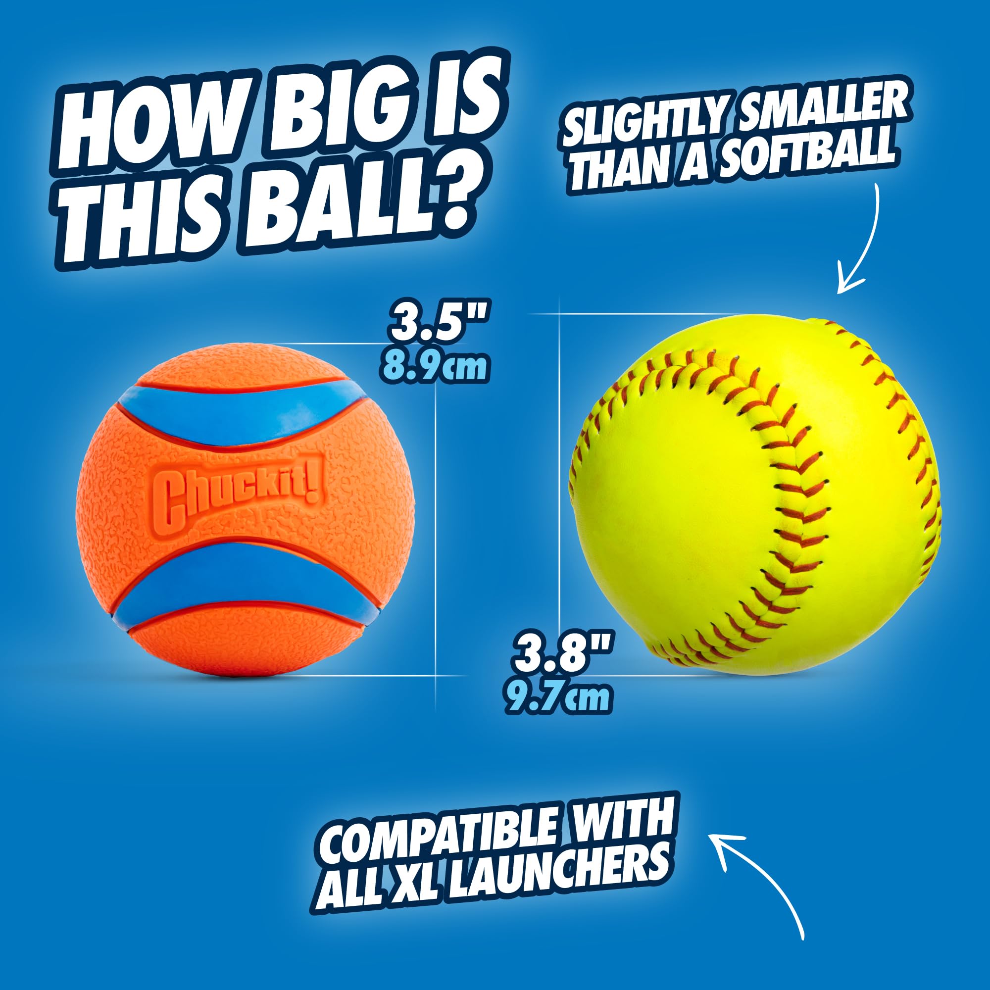 Chuckit! Ultra Ball - High Bounce Fetch Toy for Dogs | 9 cm | 1 Piece 5