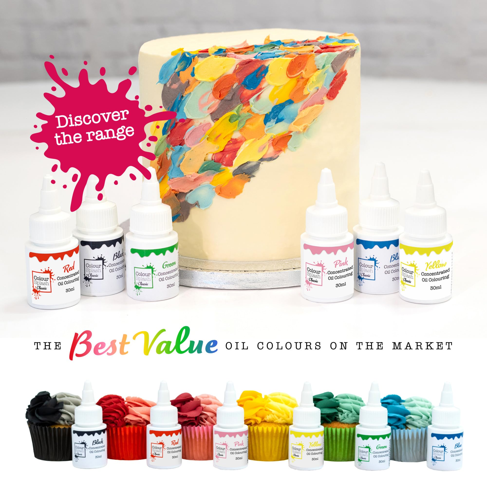 Colour Splash - Red Oil Based Food Colouring for Baking |30ml 8